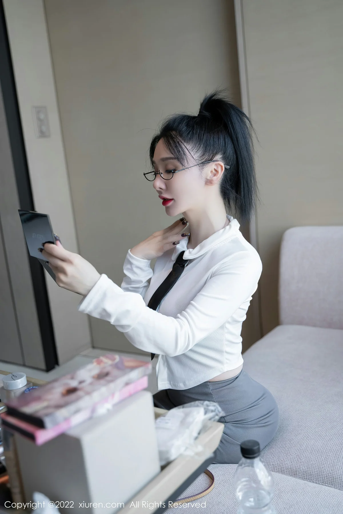XiuRen 秀人 No.5856 潘娇娇 巨乳肥臀媚态十足性感写真 - 8