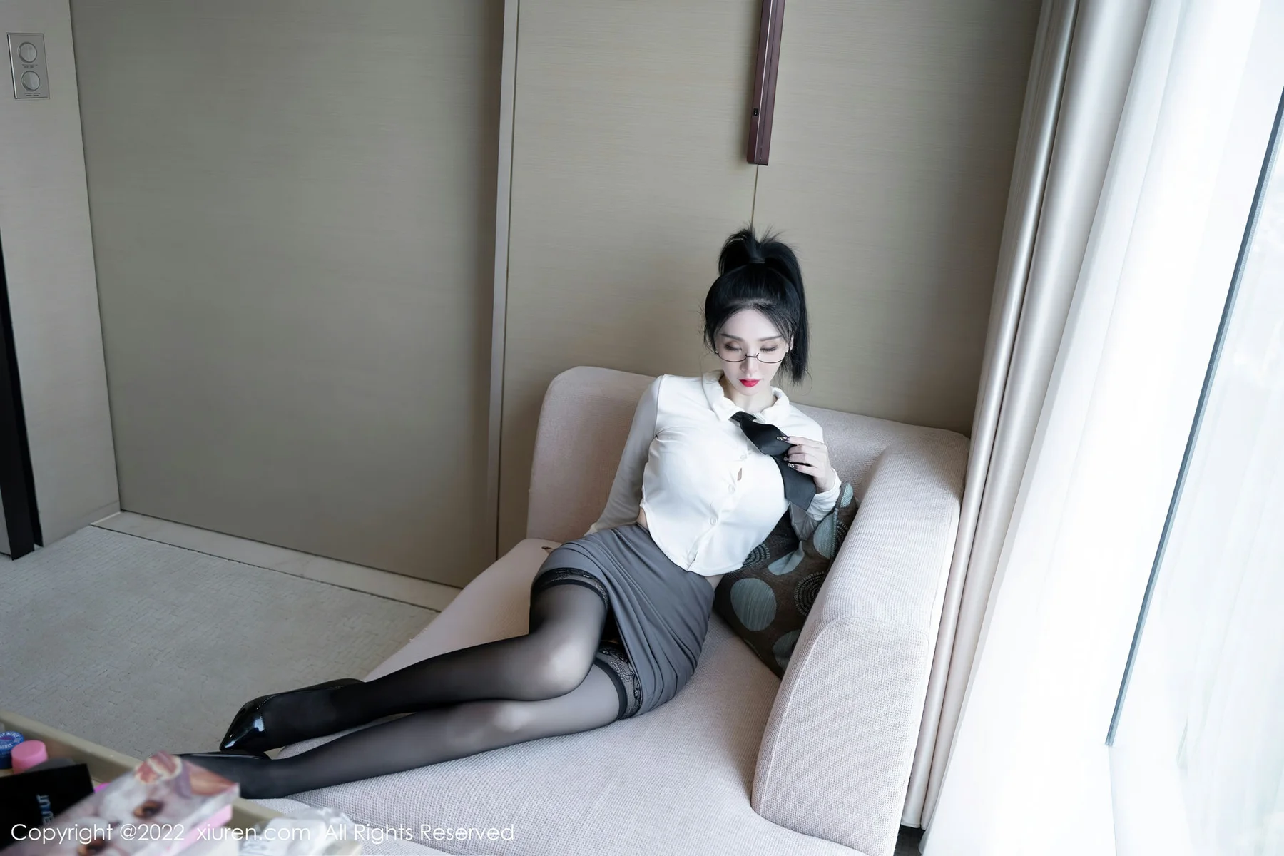 XiuRen 秀人 No.5856 潘娇娇 巨乳肥臀媚态十足性感写真 - 6