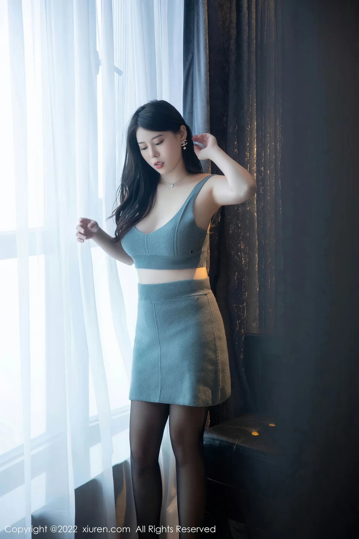 XiuRen 秀人 No.5892 白茹雪 魅惑黑丝性感写真1 - 7