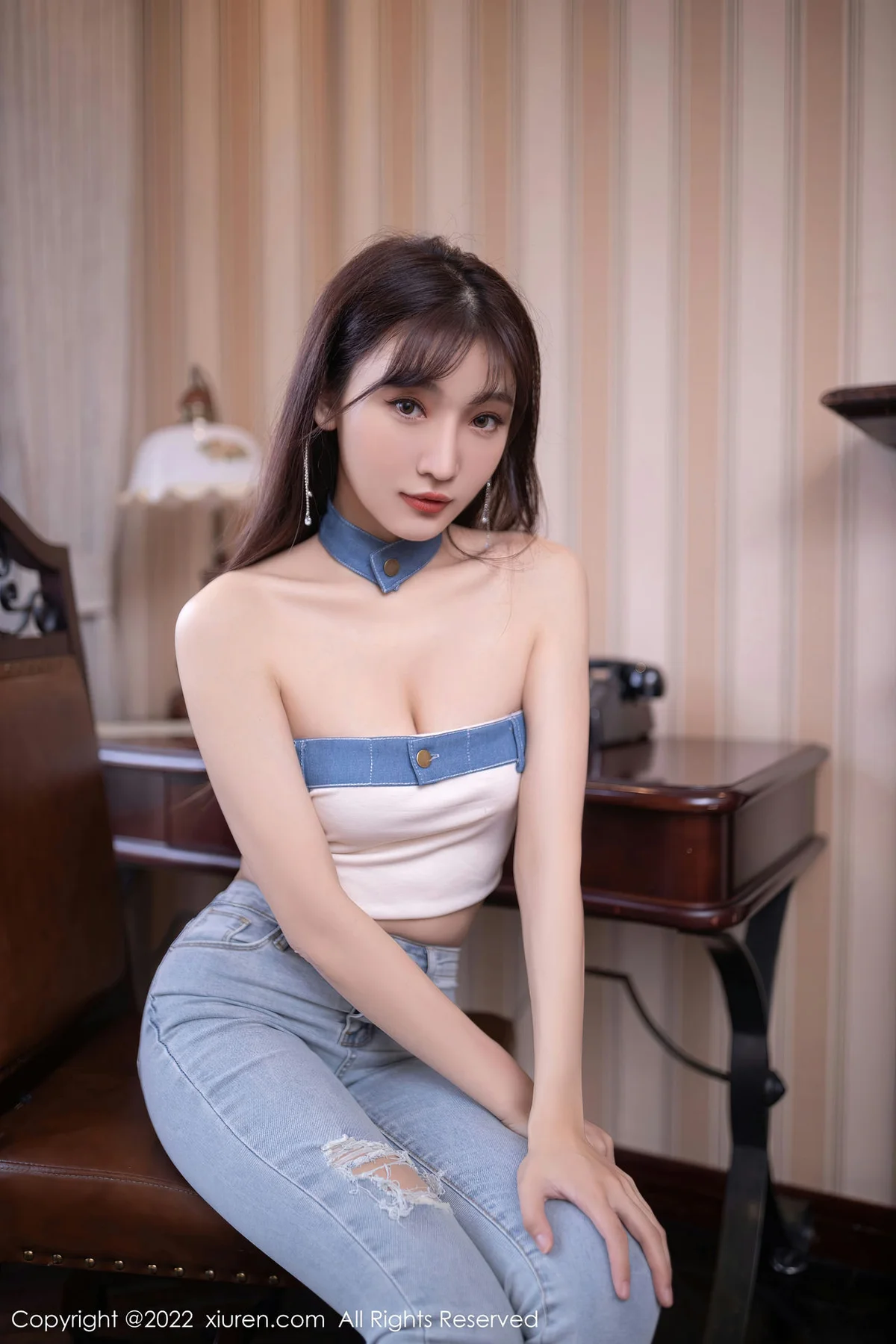 XiuRen 秀人 No.5908 陆萱萱 香肩女神 - 6