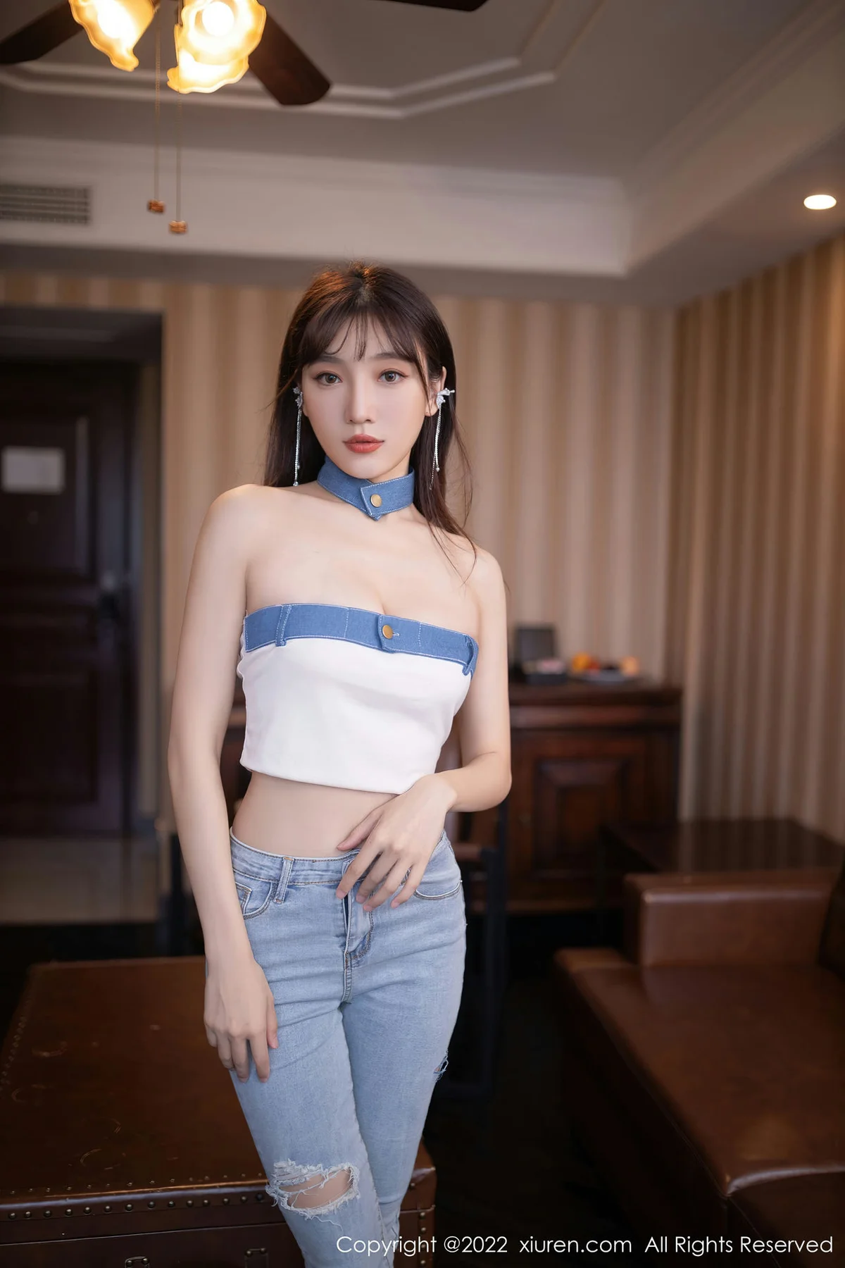 XiuRen 秀人 No.5908 陆萱萱 香肩女神 - 5