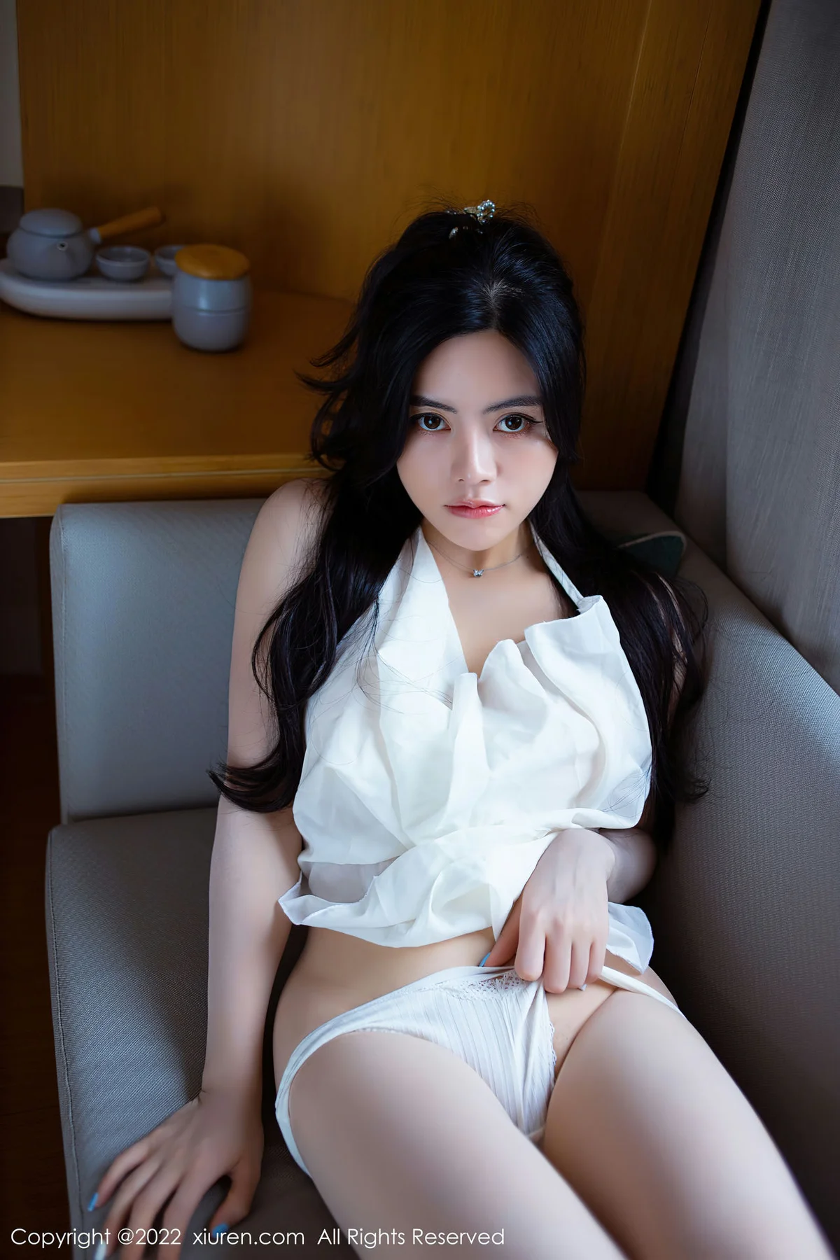 XiuRen 秀人 No.5929 白甜 白丝少女性感写真 - 8