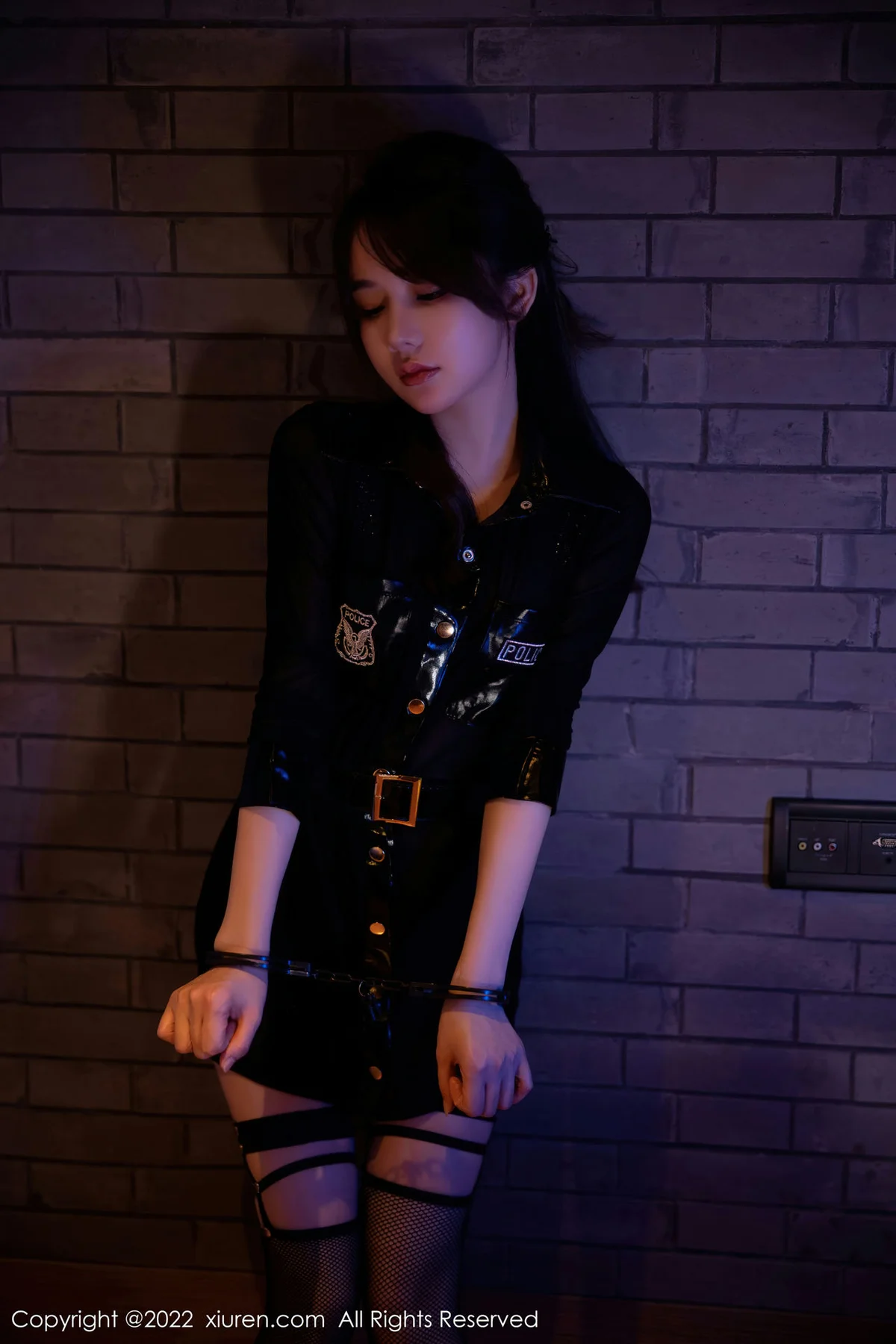 XiuRen 秀人 No.5931 婠婠么 黑丝吊袜 - 2