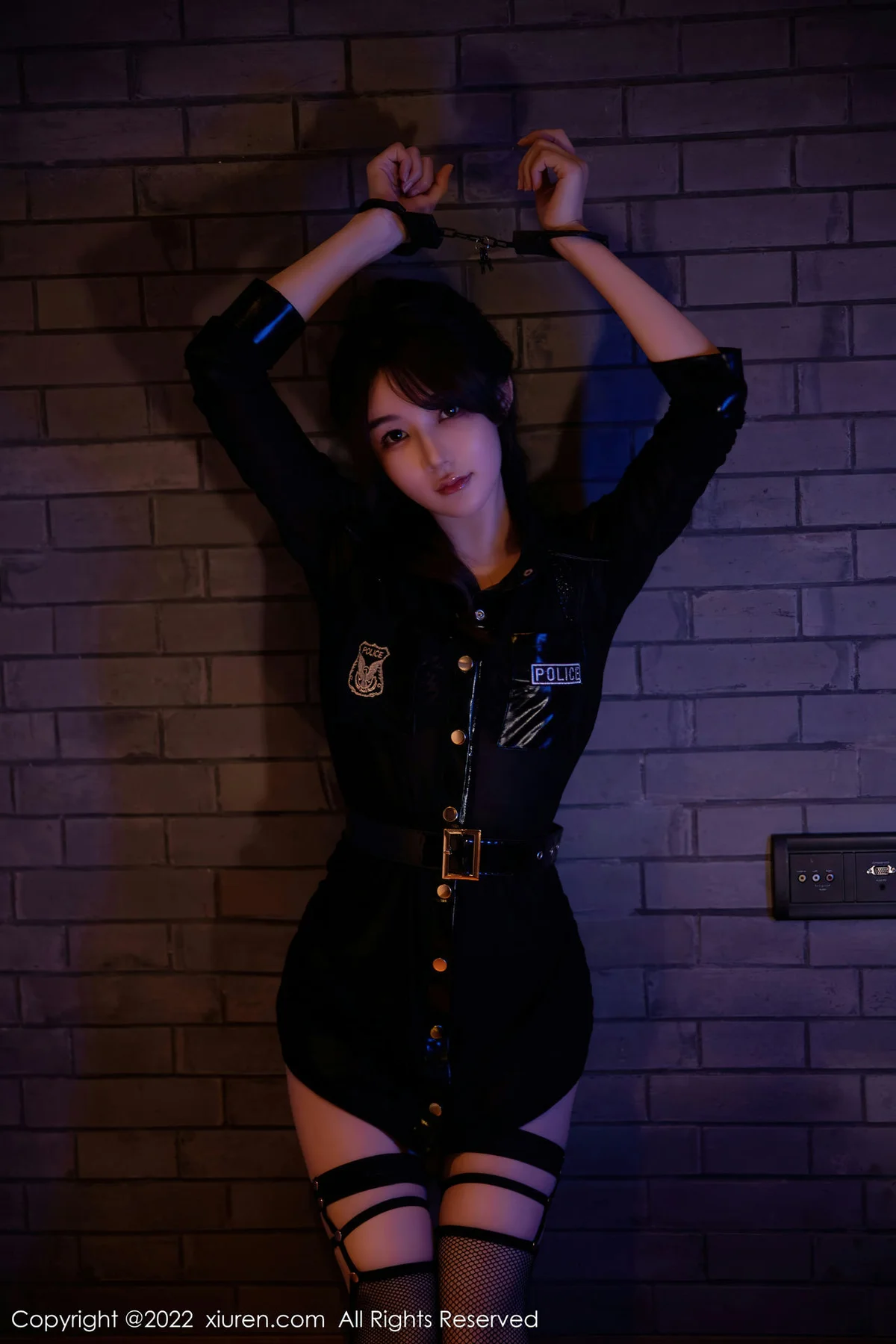 XiuRen 秀人 No.5931 婠婠么 黑丝吊袜 - 5