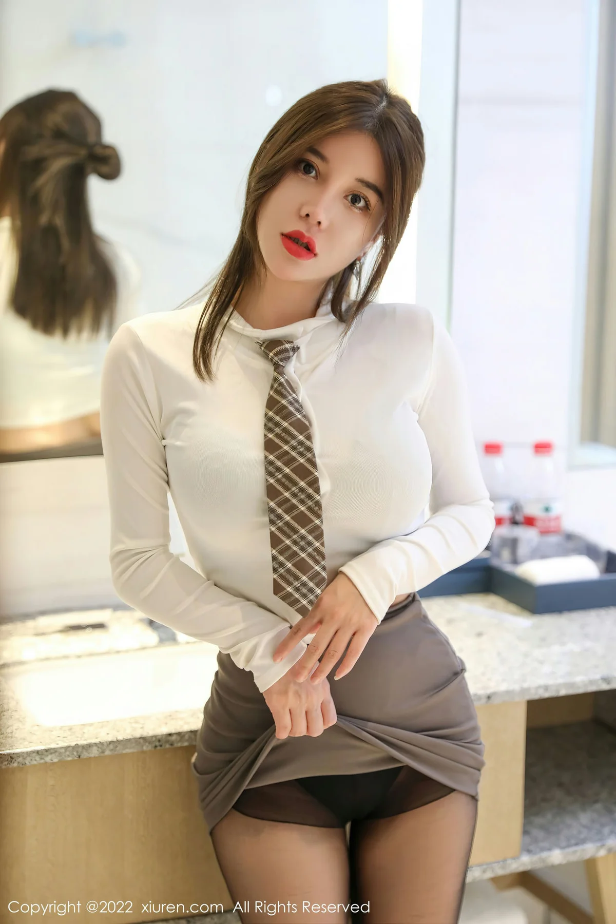 XiuRen 秀人 No.5961 周jojobaby 魅惑黑丝性感私房 - 3