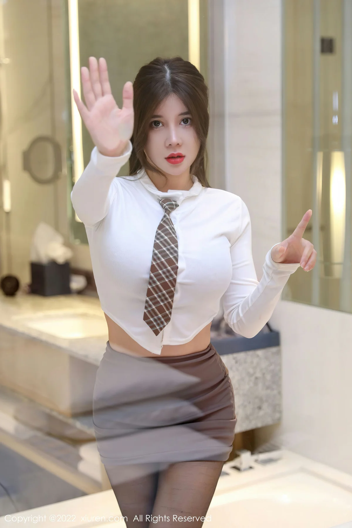 XiuRen 秀人 No.5961 周jojobaby 魅惑黑丝性感私房 - 4