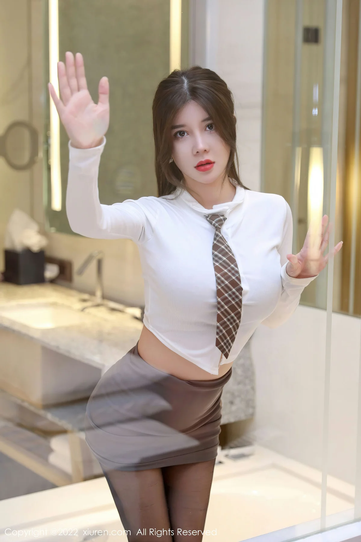 XiuRen 秀人 No.5961 周jojobaby 魅惑黑丝性感私房 - 5