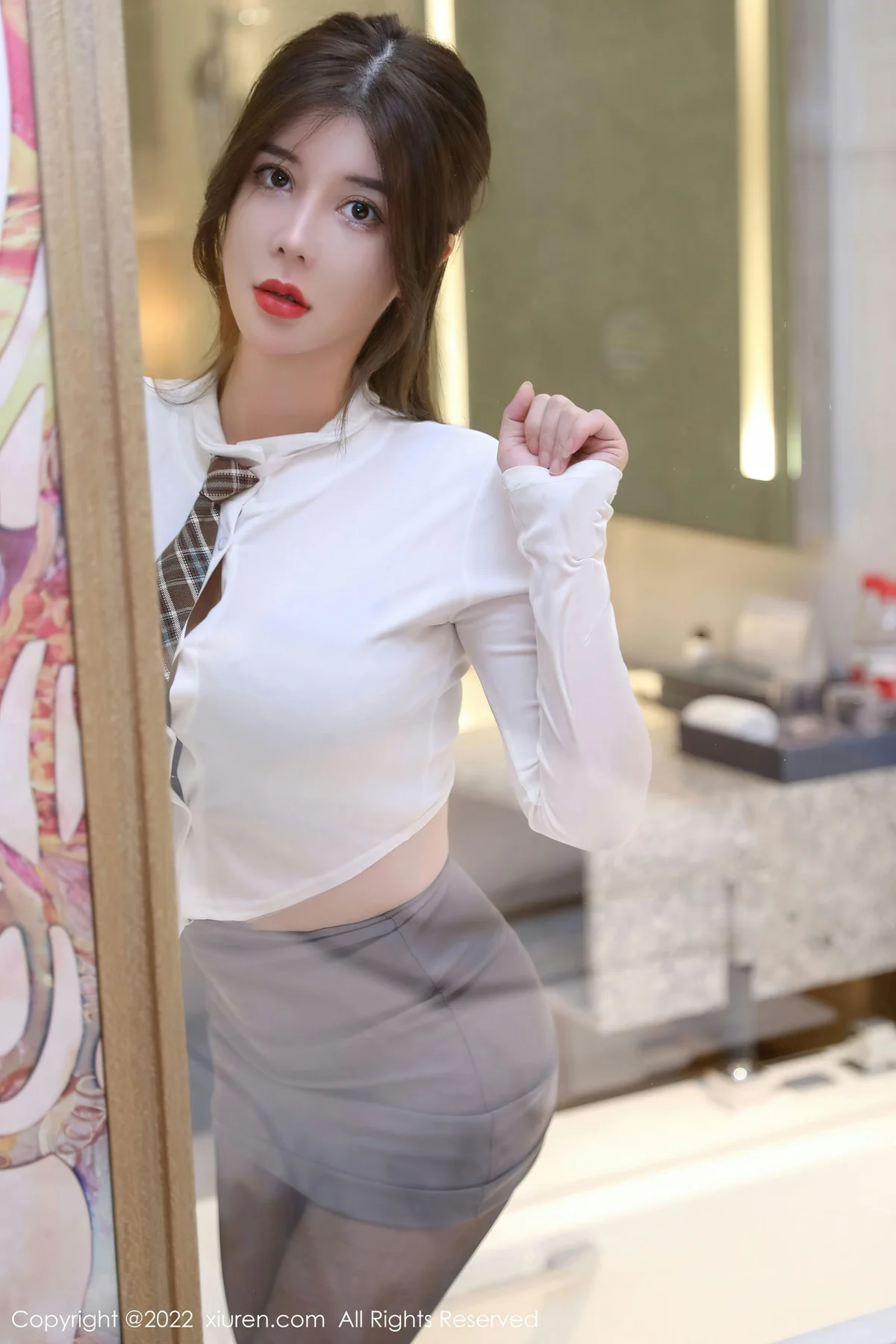 XiuRen 秀人 No.5961 周jojobaby 魅惑黑丝性感私房 - 7