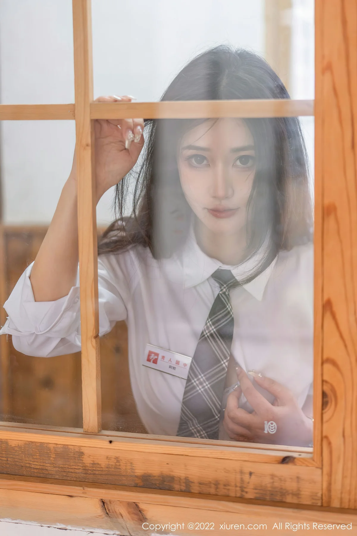 XiuRen 秀人 No.5970 laura阿姣 性感学妹制服性感写真 - 8