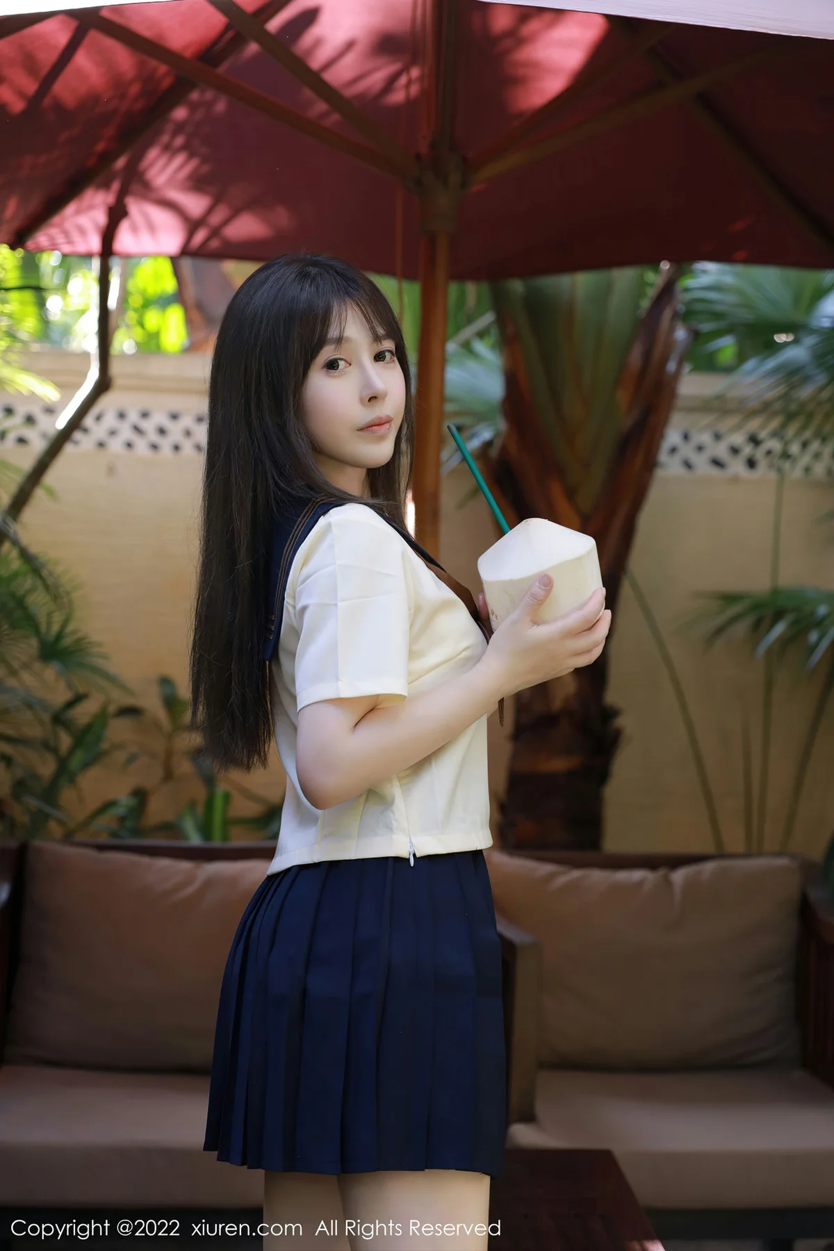 XiuRen 秀人 No.6021 Evelyn艾莉 白色水手服南京旅拍 - 4