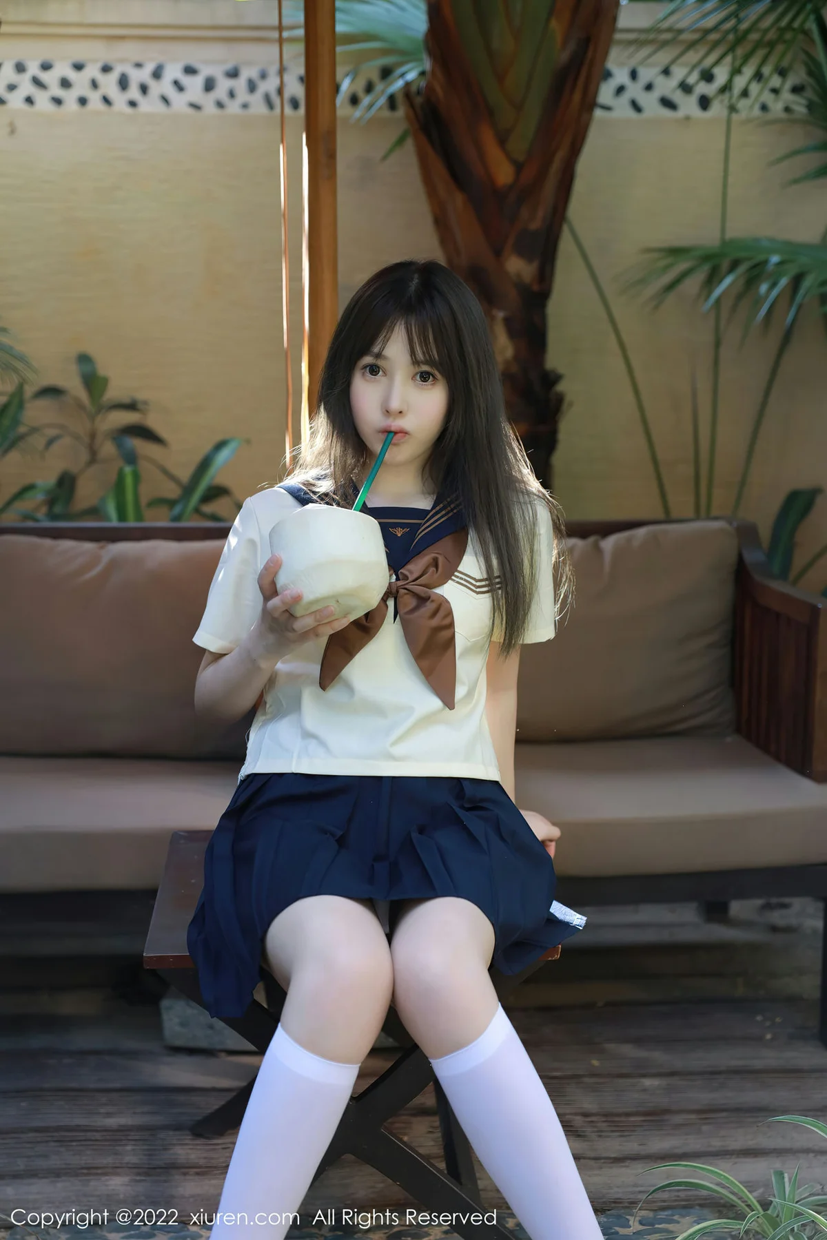 XiuRen 秀人 No.6021 Evelyn艾莉 白色水手服南京旅拍 - 7