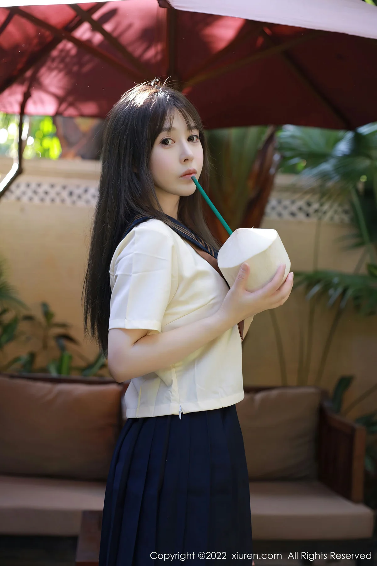 XiuRen 秀人 No.6021 Evelyn艾莉 白色水手服南京旅拍 - 8