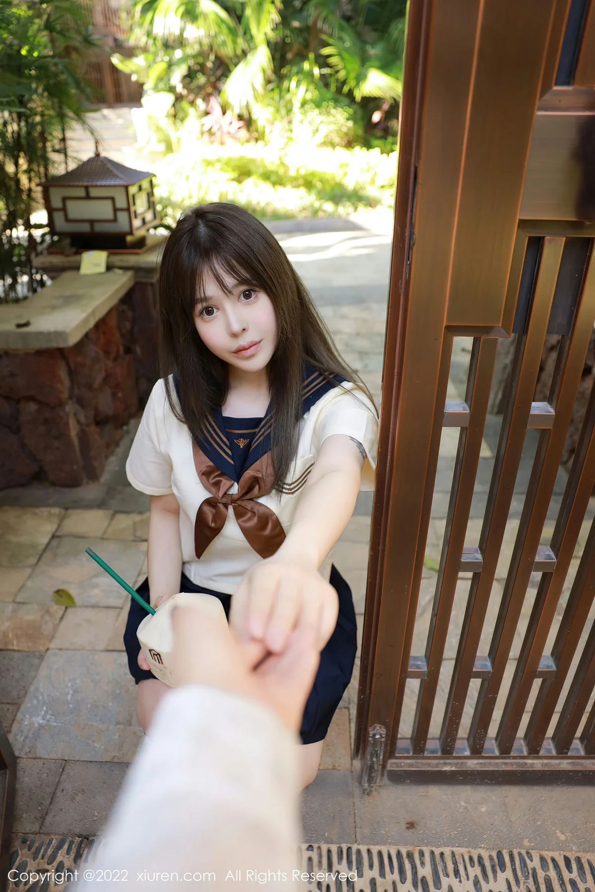 XiuRen 秀人 No.6021 Evelyn艾莉 白色水手服南京旅拍 - 6