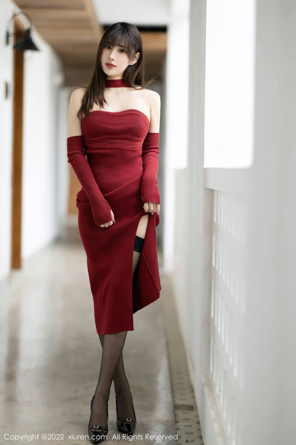 XiuRen 秀人 No.6027 张欣欣 吊带睡裙海南岛旅拍 - 8