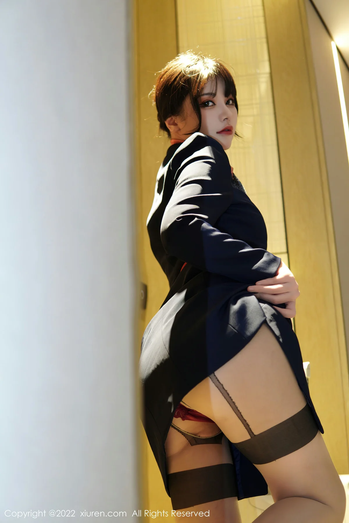 XiuRen 秀人 No.6048 桃桃子 空姐制服新人第二套写真 - 2