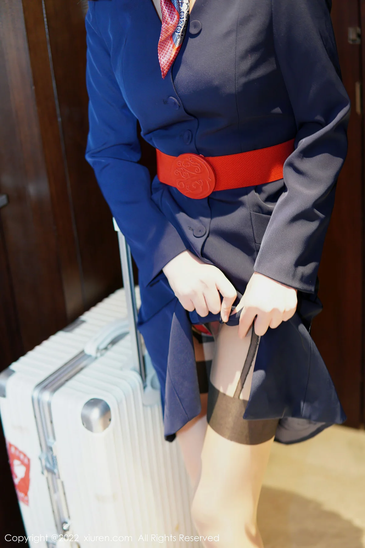 XiuRen 秀人 No.6048 桃桃子 空姐制服新人第二套写真 - 5