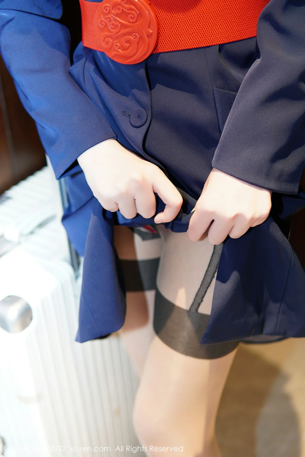 XiuRen 秀人 No.6048 桃桃子 空姐制服新人第二套写真 - 6