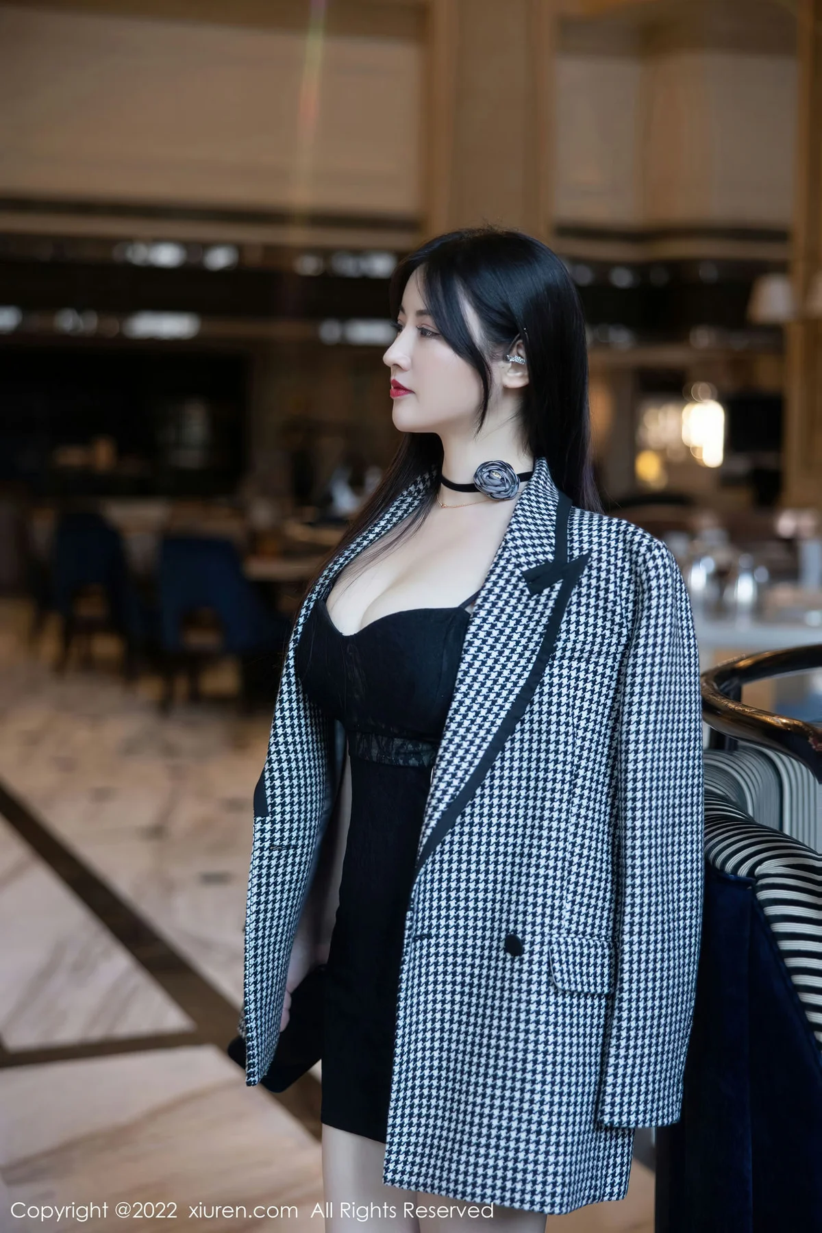 XiuRen 秀人 No.6049 诗诗kiki 连衣短裙性感写真 - 1