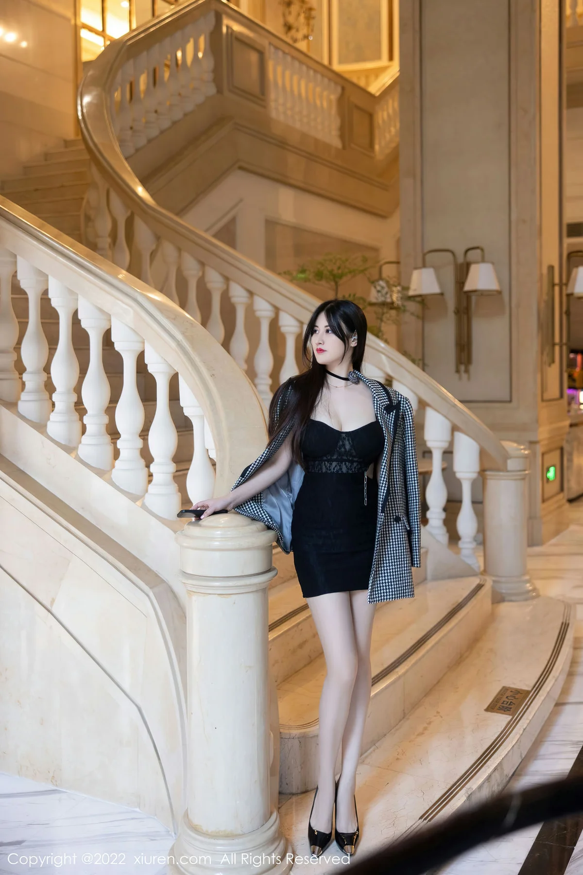 XiuRen 秀人 No.6049 诗诗kiki 连衣短裙性感写真 - 2