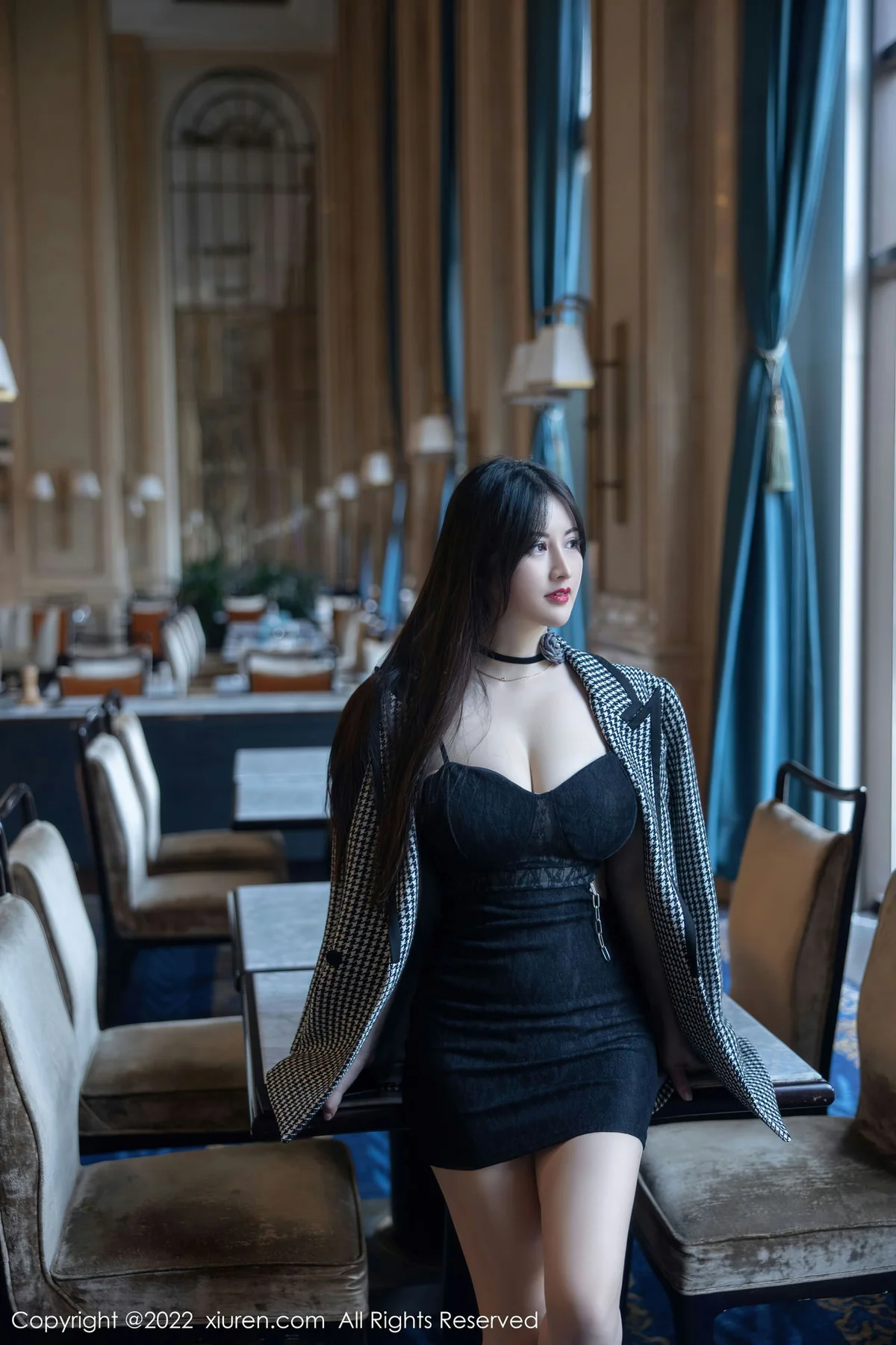 XiuRen 秀人 No.6049 诗诗kiki 连衣短裙性感写真 - 3