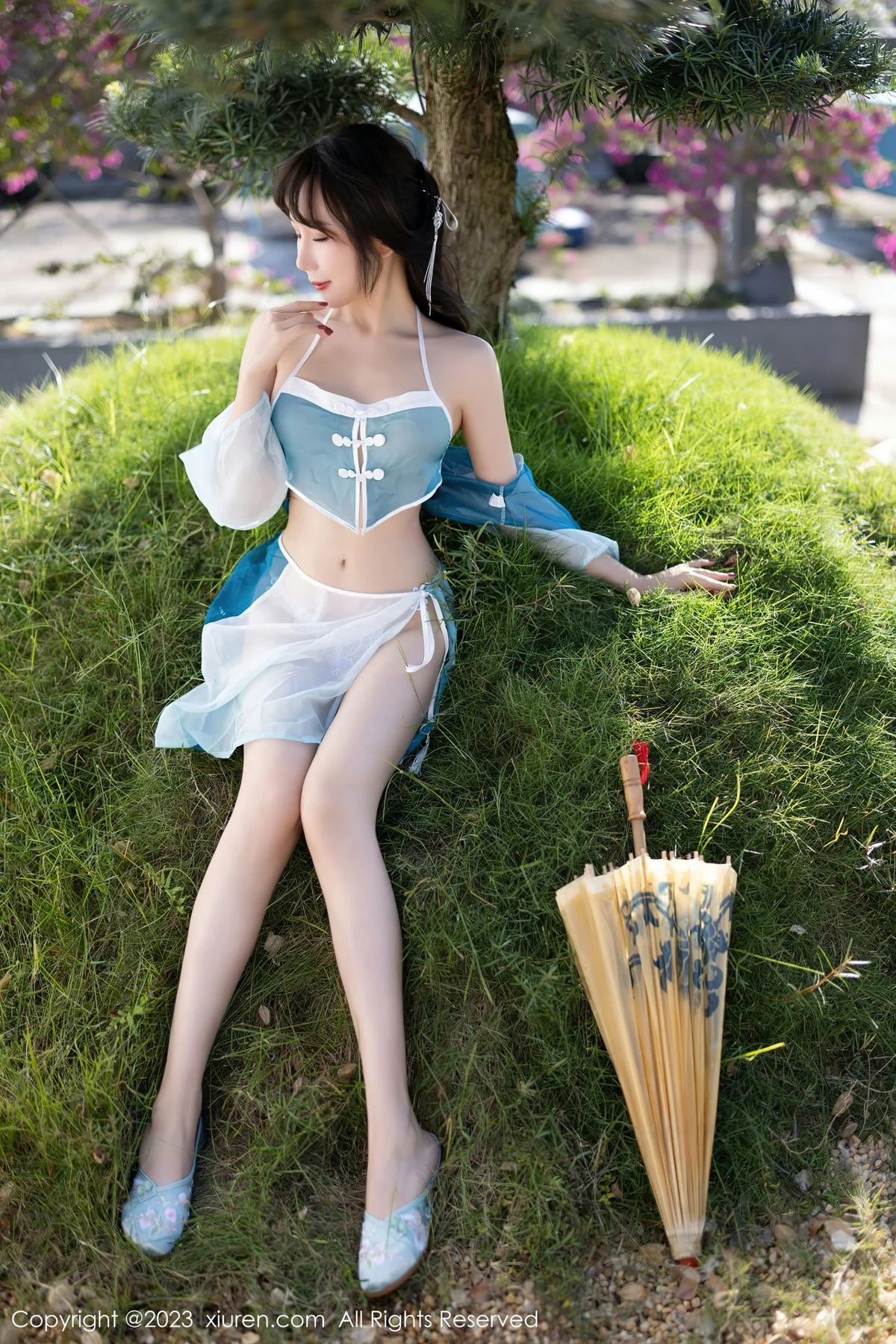 XiuRen 秀人 No.6076 波巧酱 轻透薄纱海南岛旅拍 - 7