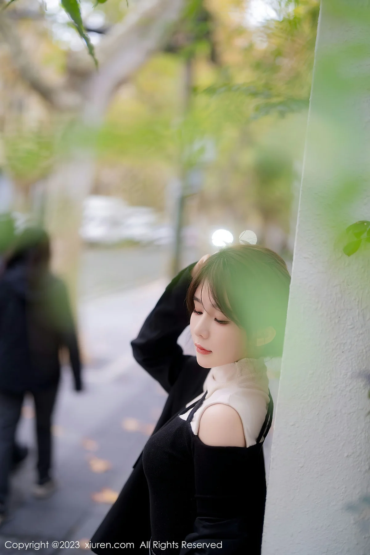 XiuRen 秀人 No.6080 婠婠么 上衣皮短裙写真 - 2