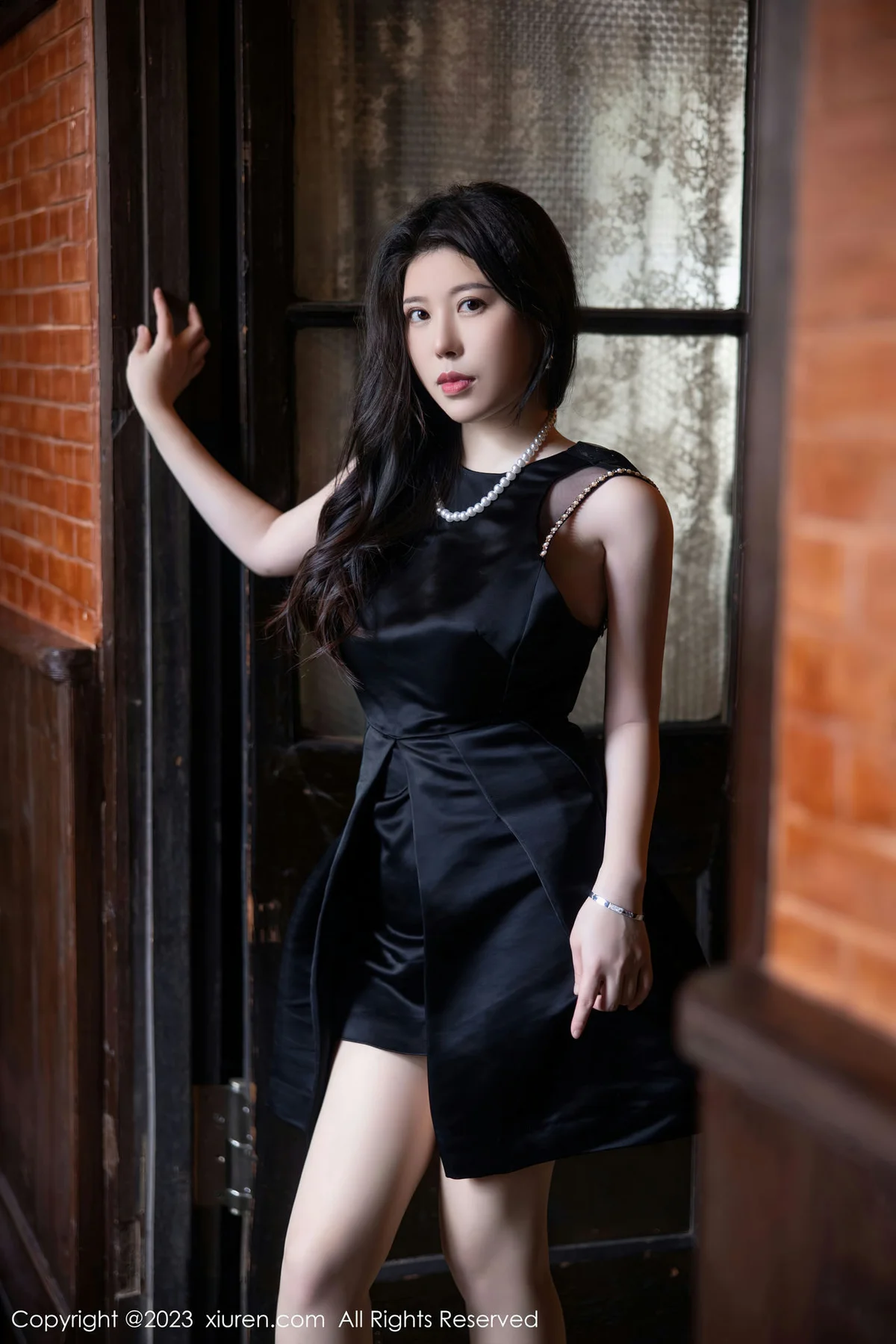 XiuRen 秀人 No.6089 白茹雪 红色蕾丝内衣写真 - 1