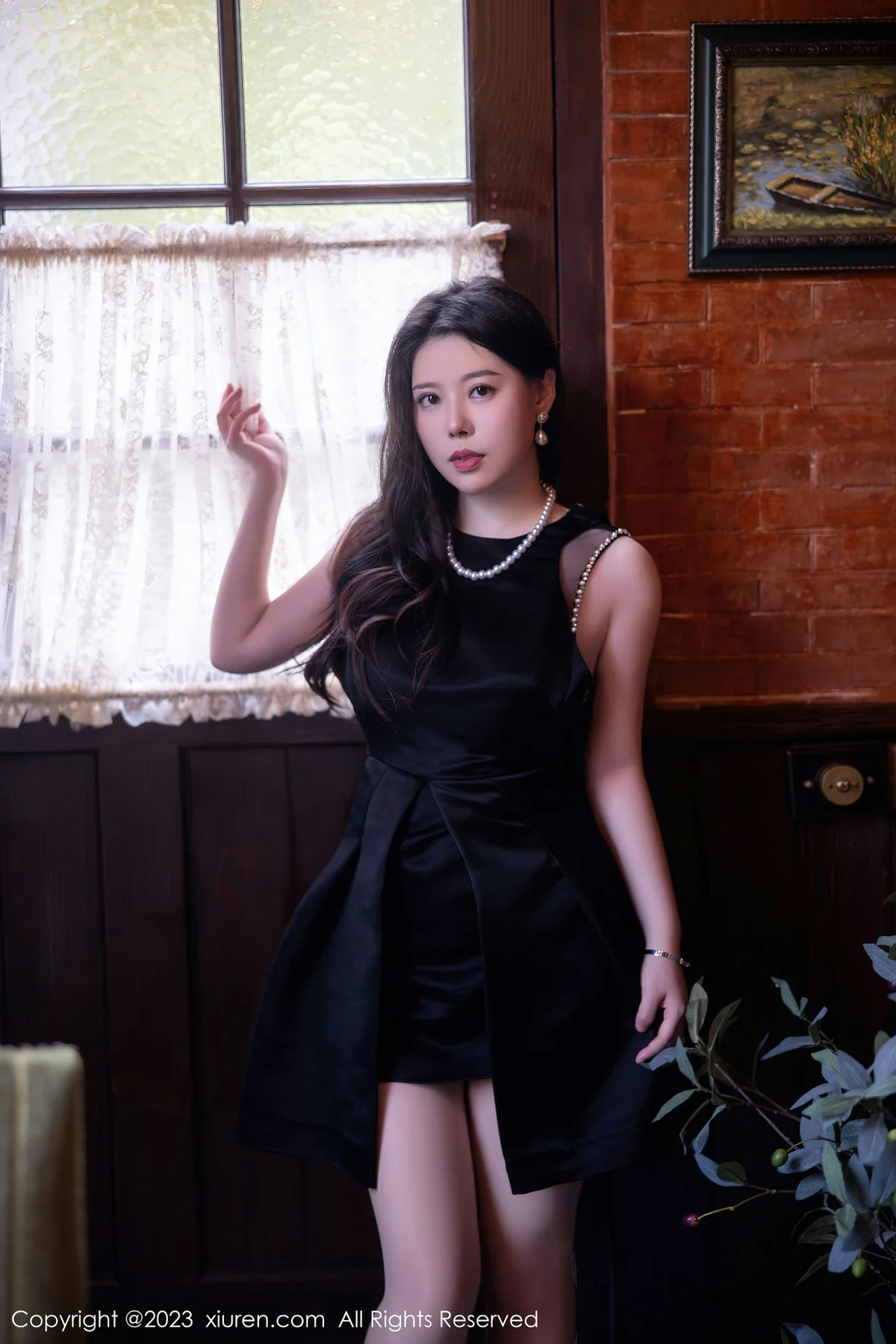 XiuRen 秀人 No.6089 白茹雪 红色蕾丝内衣写真 - 5