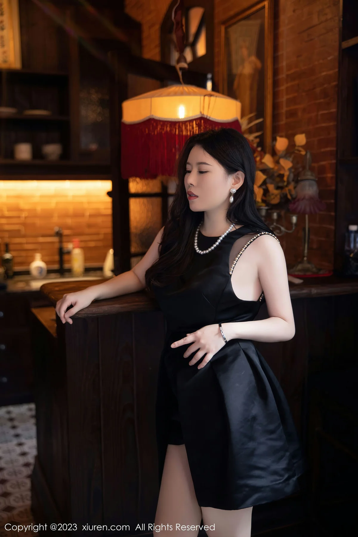 XiuRen 秀人 No.6089 白茹雪 红色蕾丝内衣写真 - 2