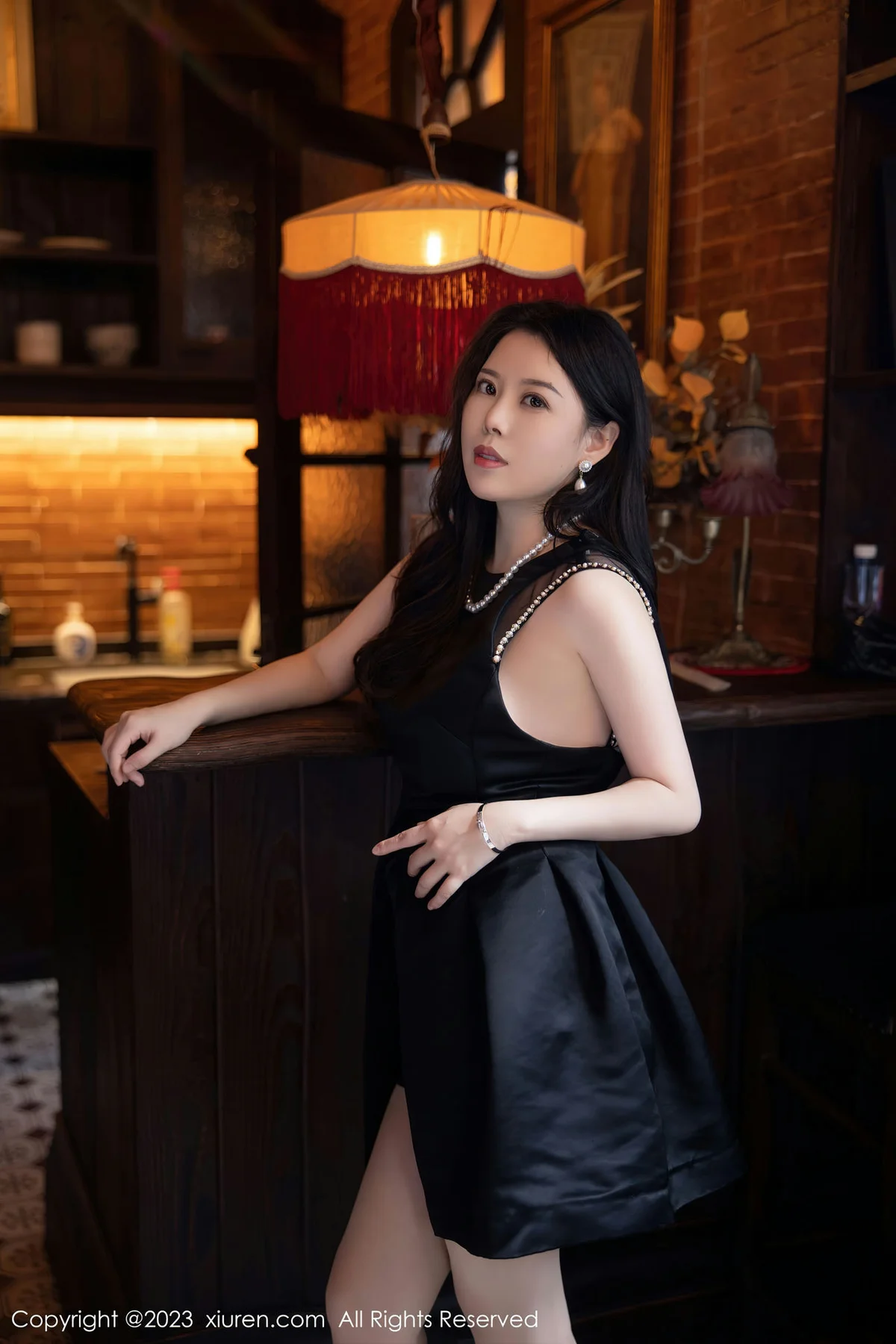 XiuRen 秀人 No.6089 白茹雪 红色蕾丝内衣写真 - 3