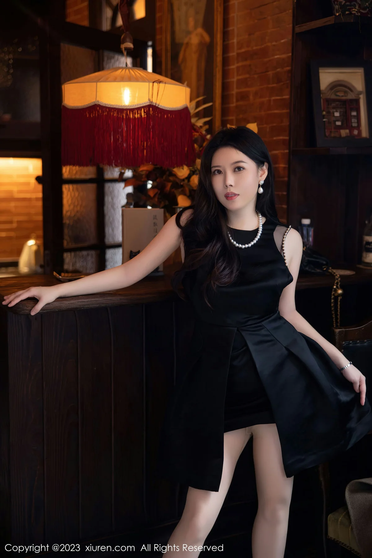 XiuRen 秀人 No.6089 白茹雪 红色蕾丝内衣写真 - 5