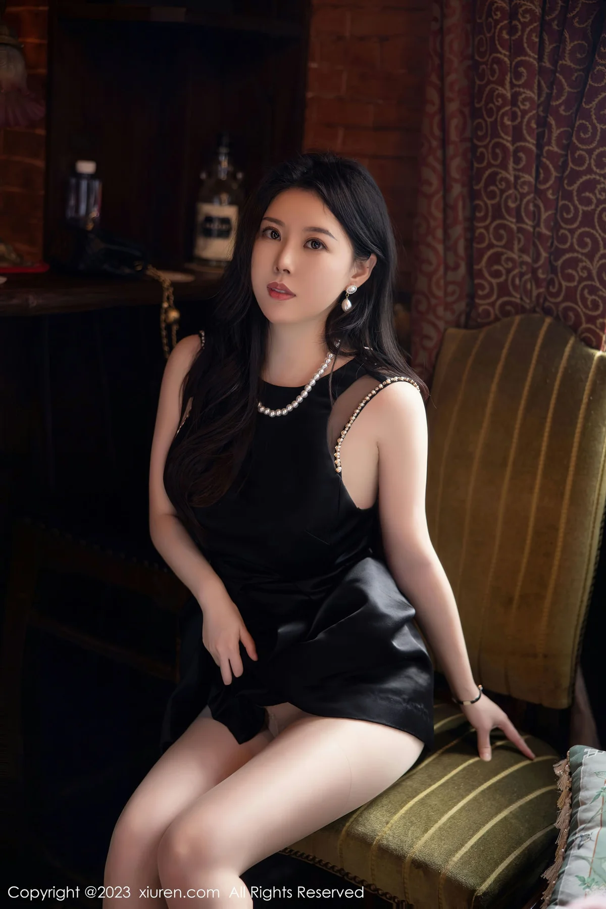 XiuRen 秀人 No.6089 白茹雪 红色蕾丝内衣写真 - 9