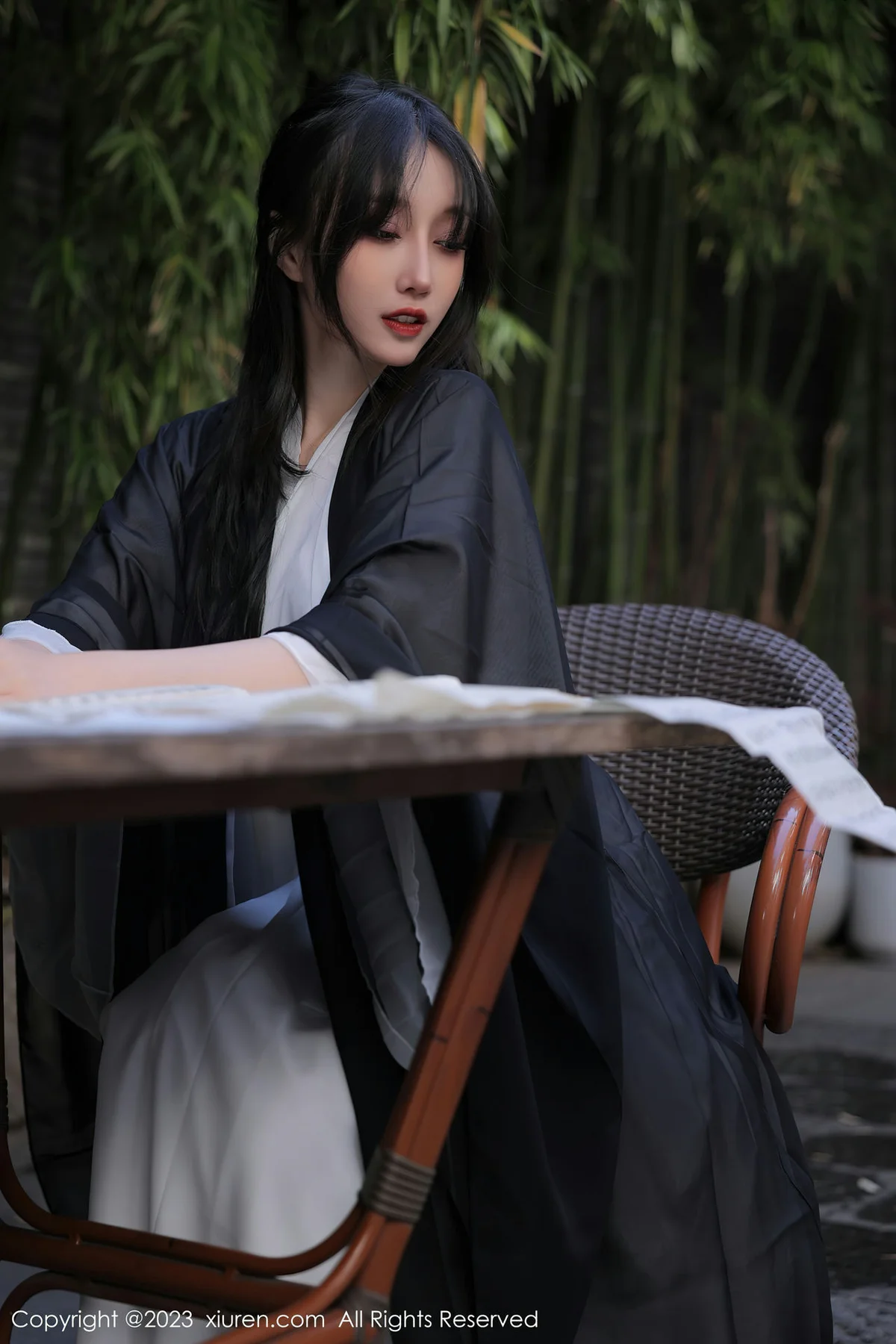 XiuRen 秀人 No.6094 玥儿玥er 白色古装服饰十月海南旅拍 - 6