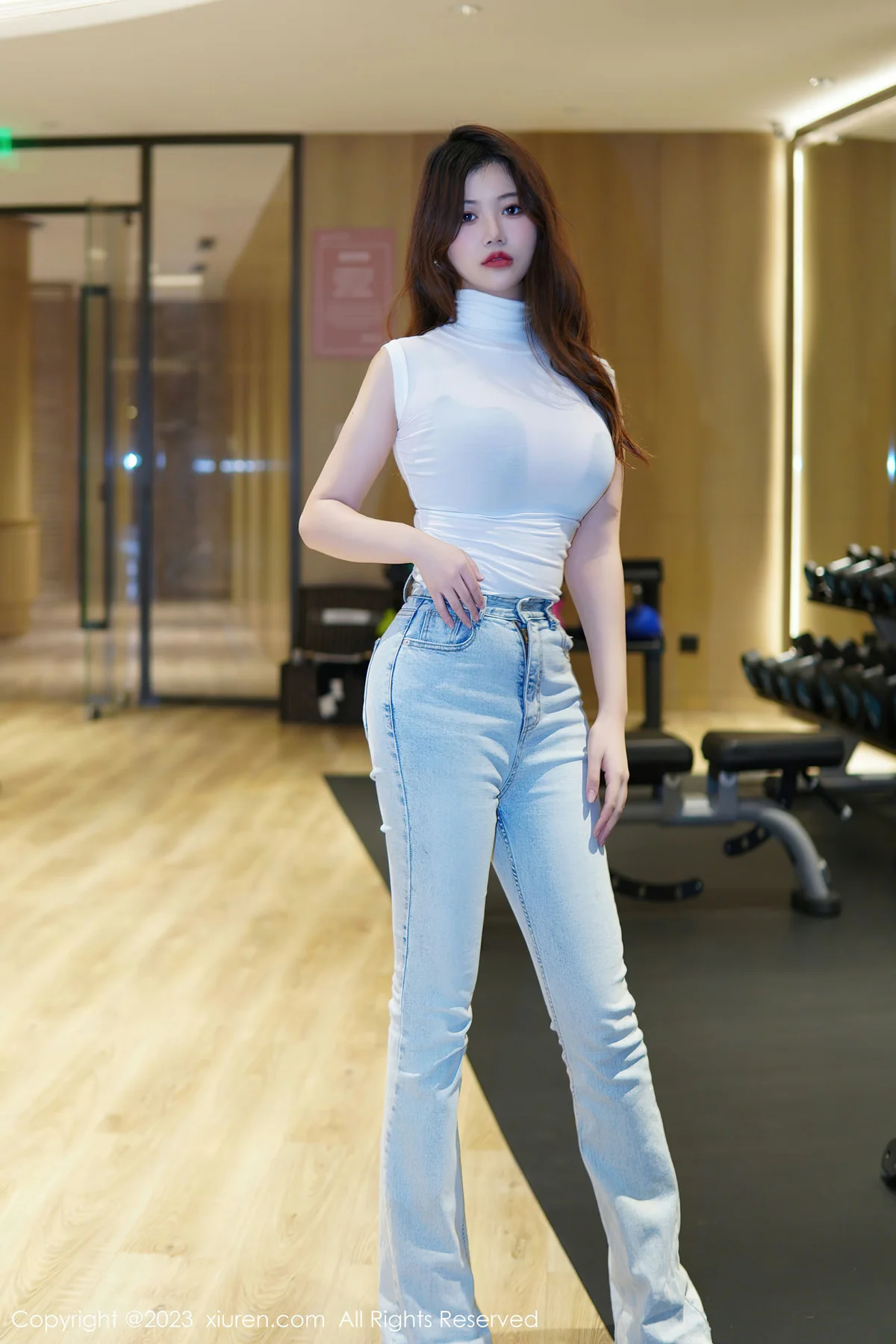 XiuRen 秀人 No.6102 奈奈子  健身房来了个新的营养师新人 - 1