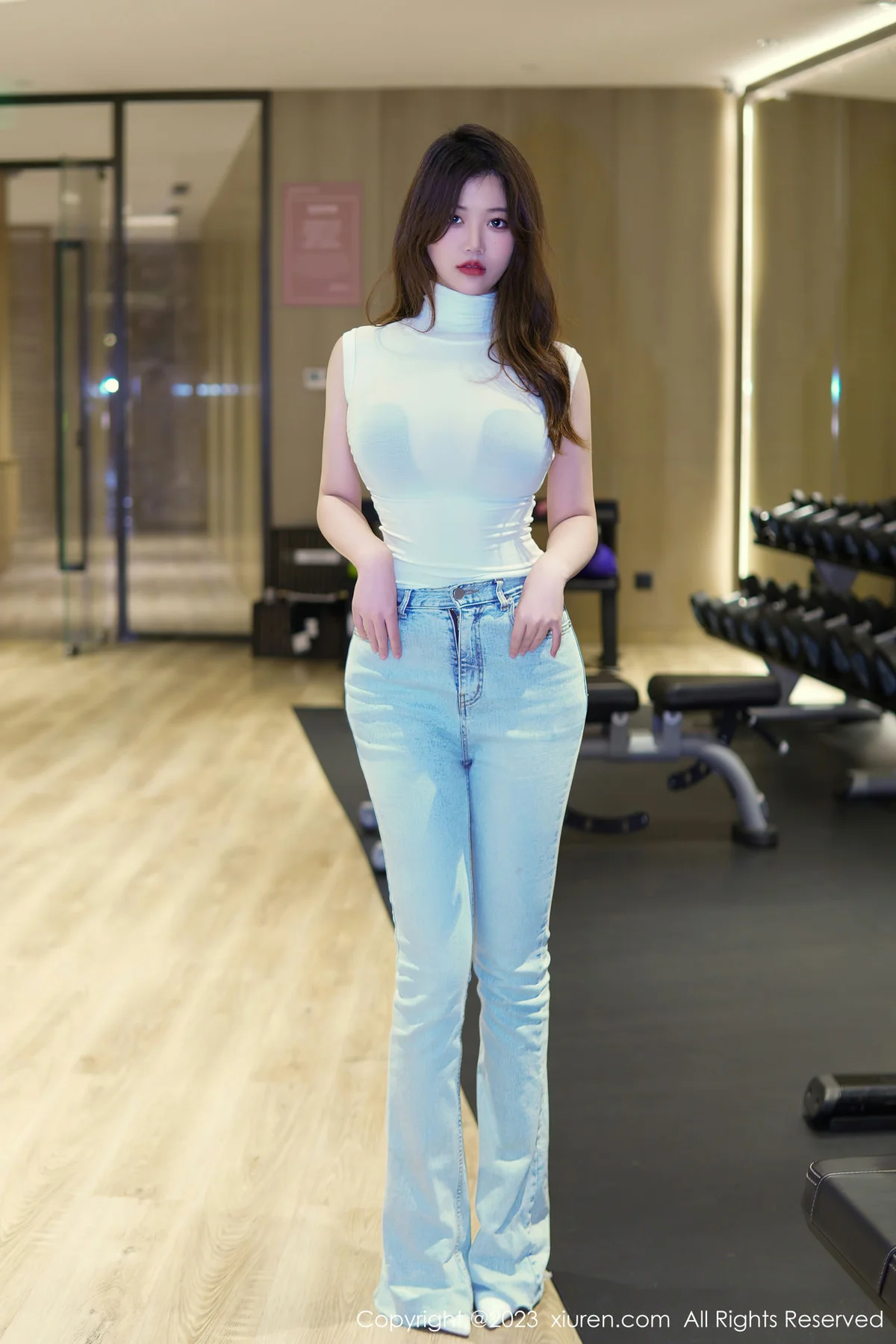 XiuRen 秀人 No.6102 奈奈子  健身房来了个新的营养师新人 - 3