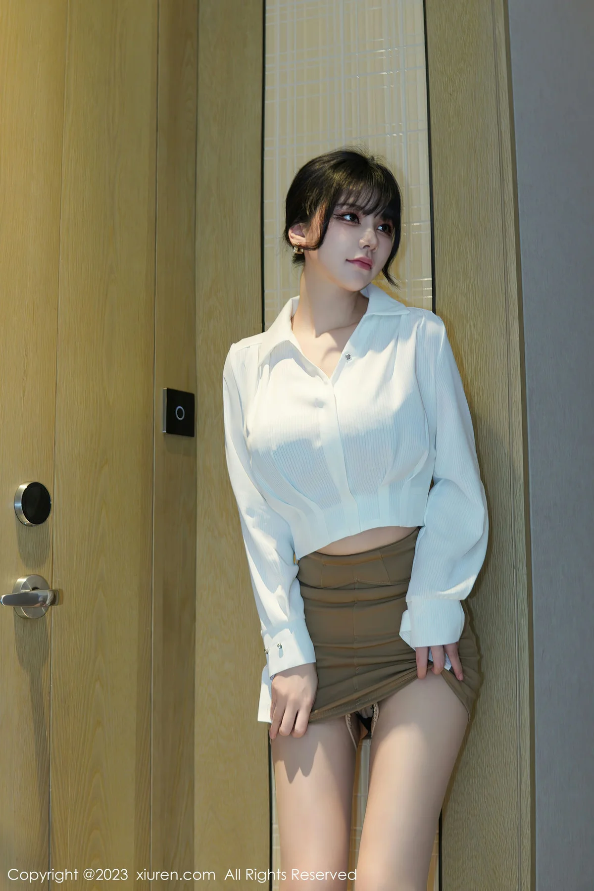 XiuRen 秀人 No.6111 桃桃子_ 新人蕾丝内衣性感写真 - 8