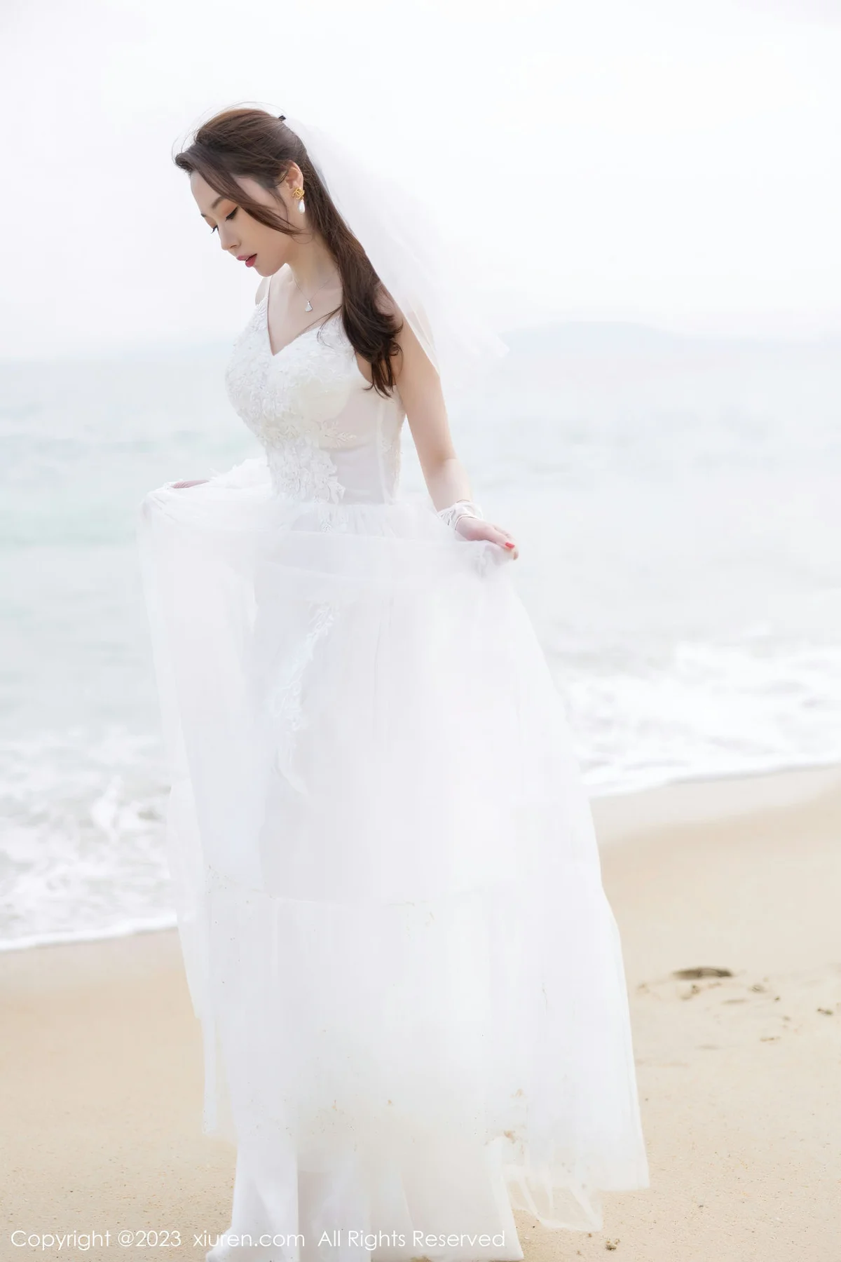 XiuRen 秀人 No.6120 梦心玥 海滩场景拍摄海南岛旅拍 - 6