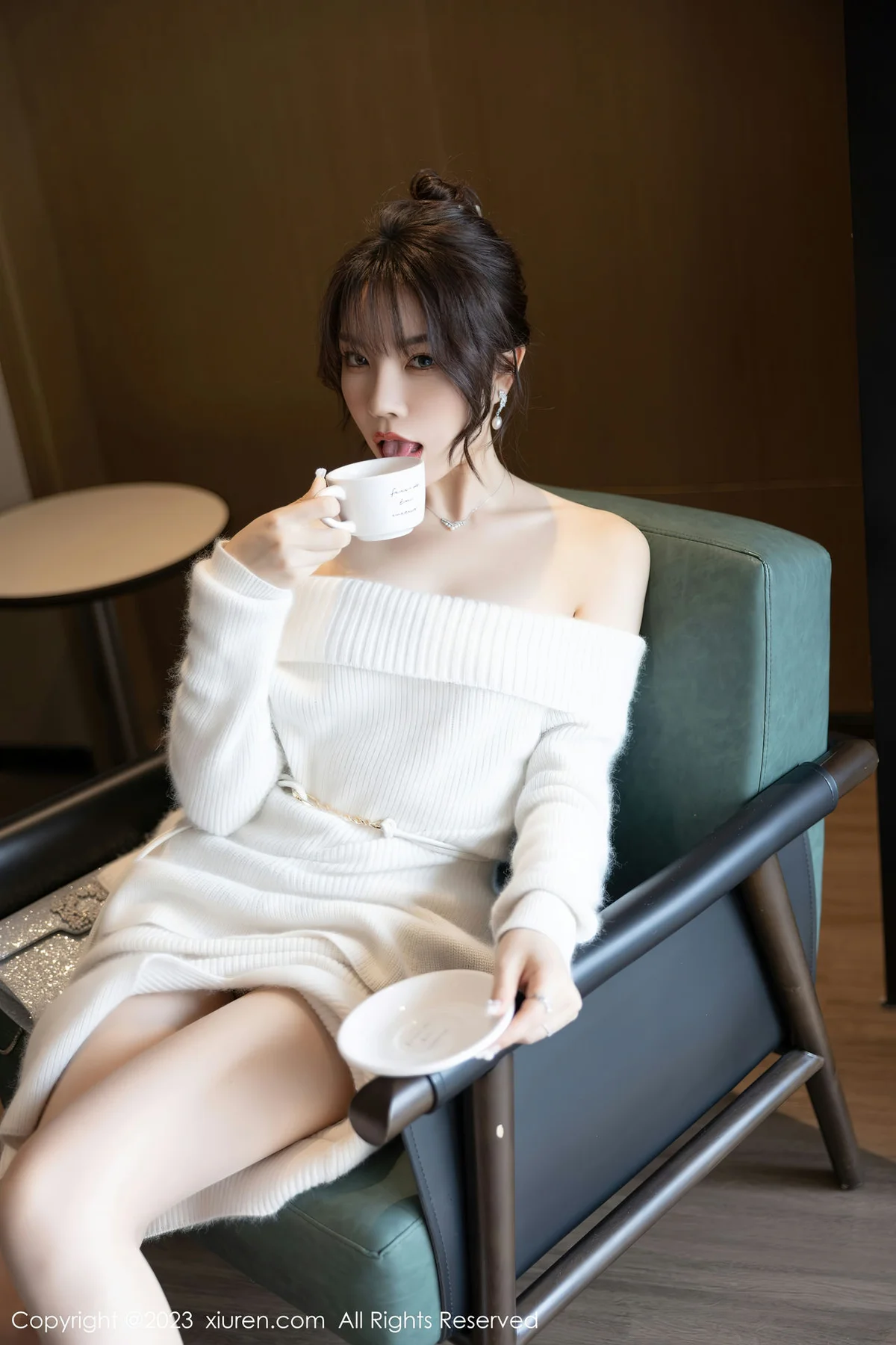 XiuRen 秀人 No.6132 徐莉芝Booty 白色蕾丝内衣性感写真 - 8