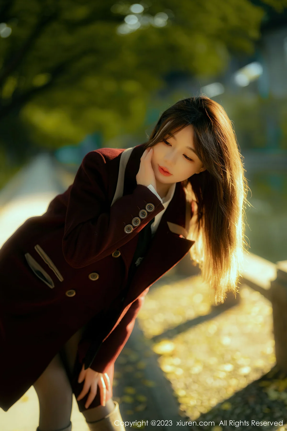 XiuRen 秀人 No.6137 婠婠么 白T黑色短裙 性感写真 - 10