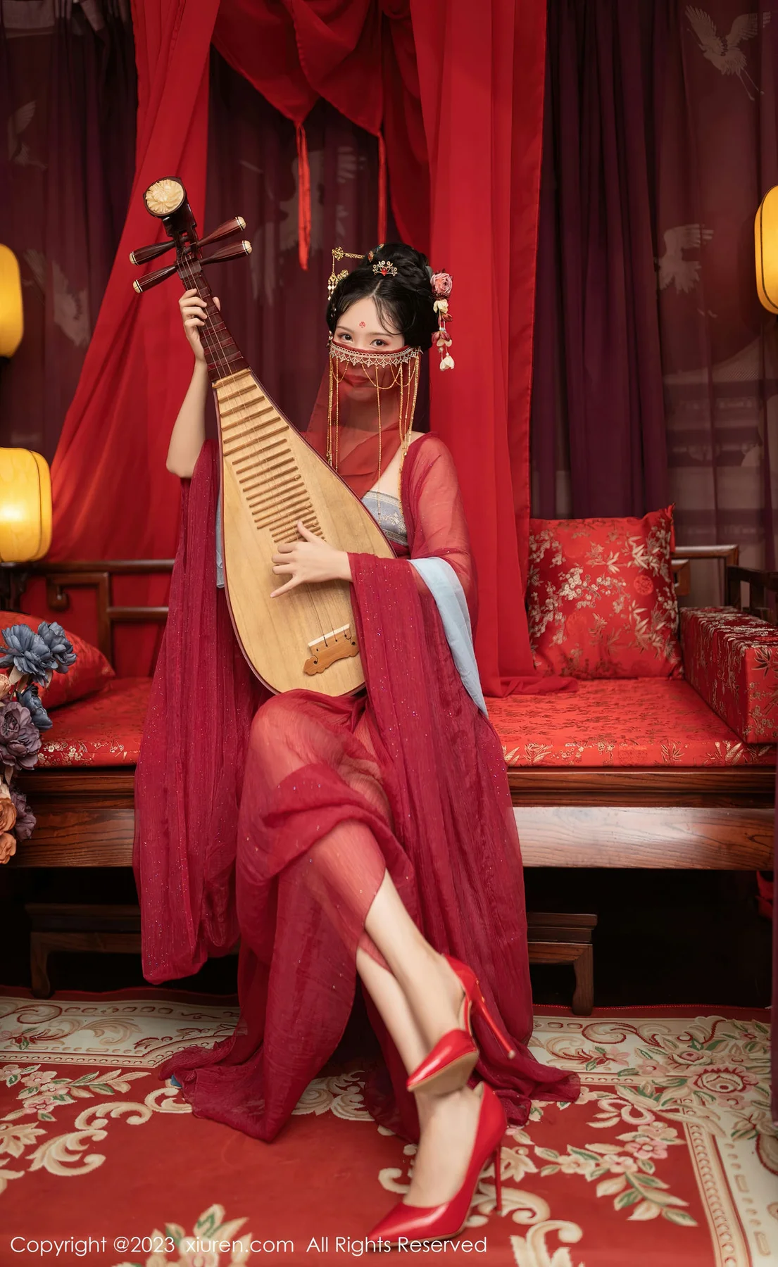 XiuRen 秀人 No.6154 利世 性感歌姬角色扮演写真 - 1