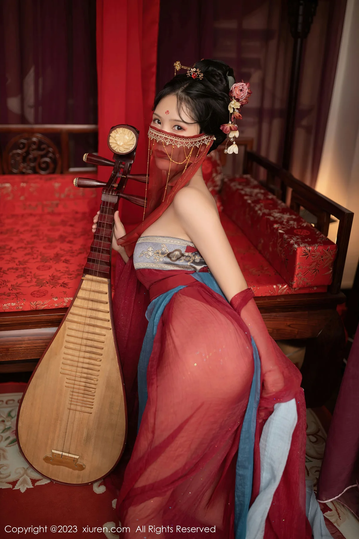 XiuRen 秀人 No.6154 利世 性感歌姬角色扮演写真 - 1