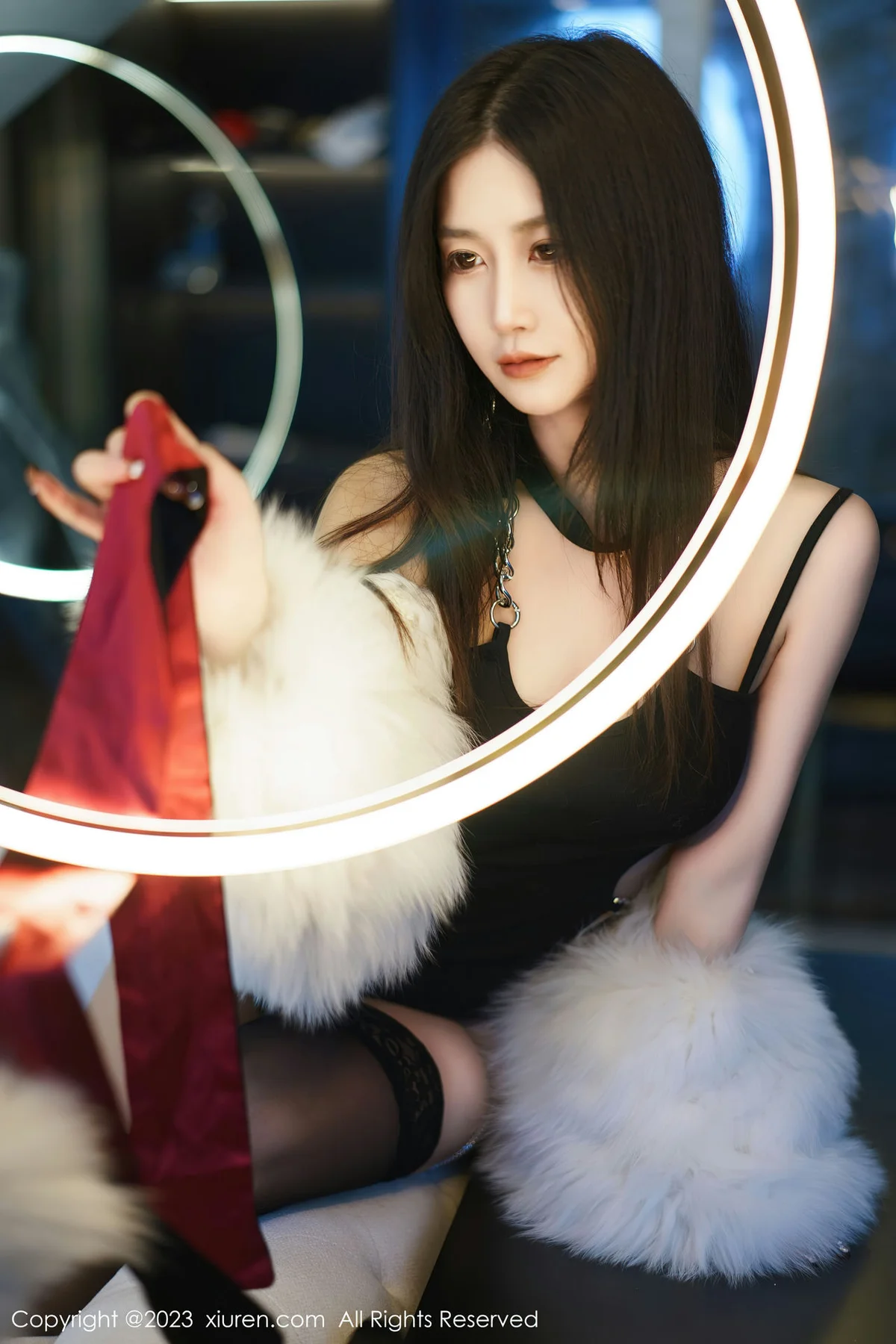 XiuRen 秀人 No.6162 两位女神模特合集写真laura阿姣双峰对决 - 1