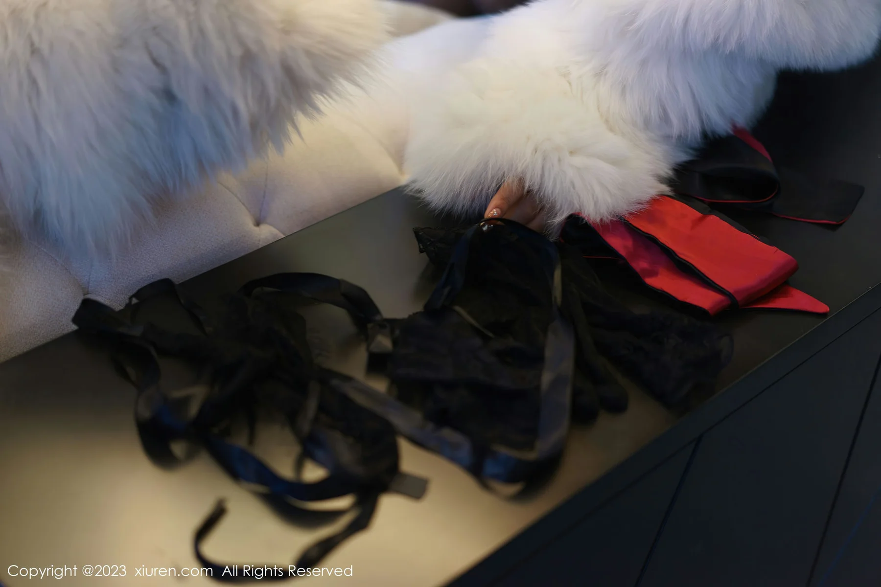 XiuRen 秀人 No.6162 两位女神模特合集写真laura阿姣双峰对决 - 2