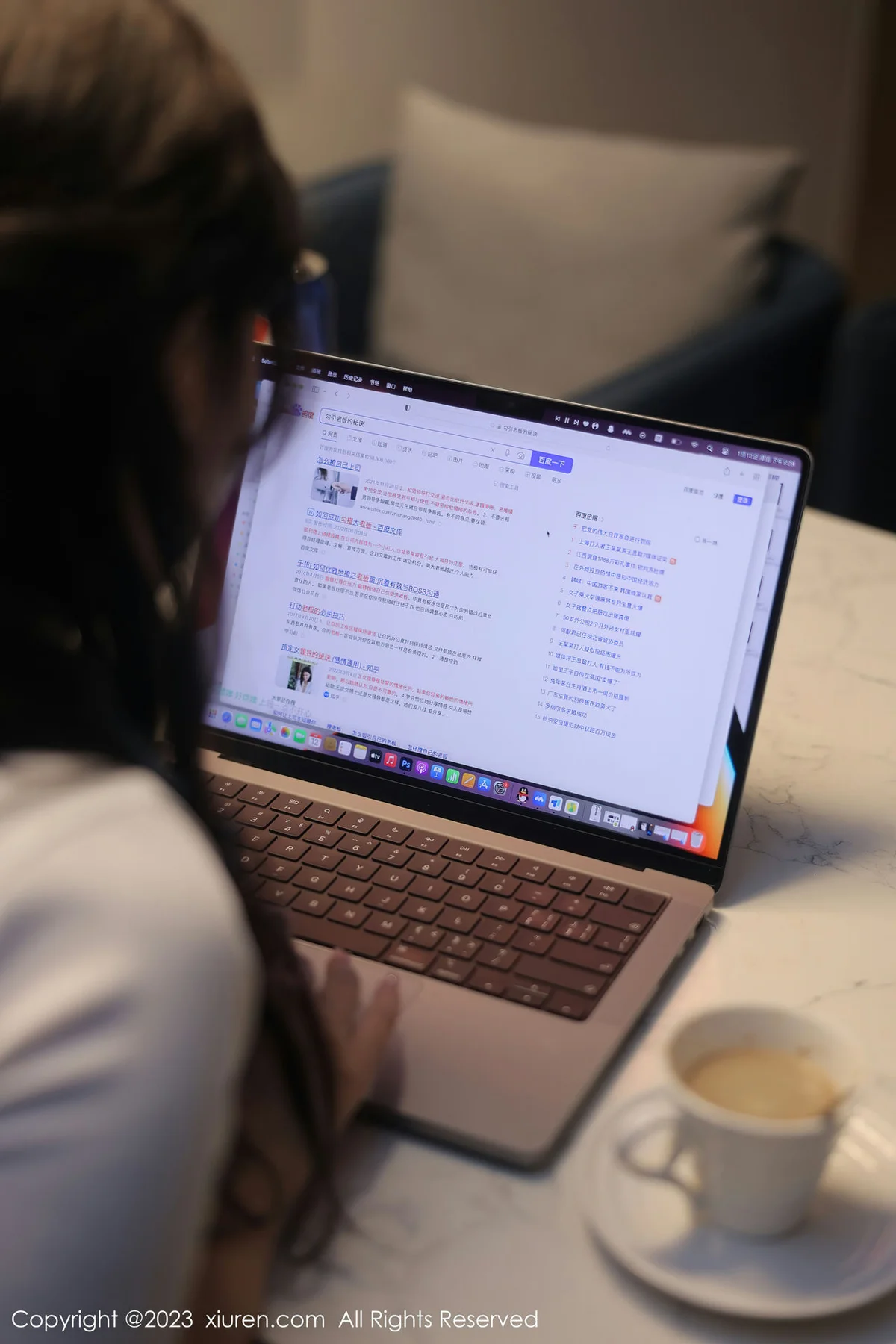 XiuRen 秀人 No.6207 江真真 白色Ol职业服写真 - 9