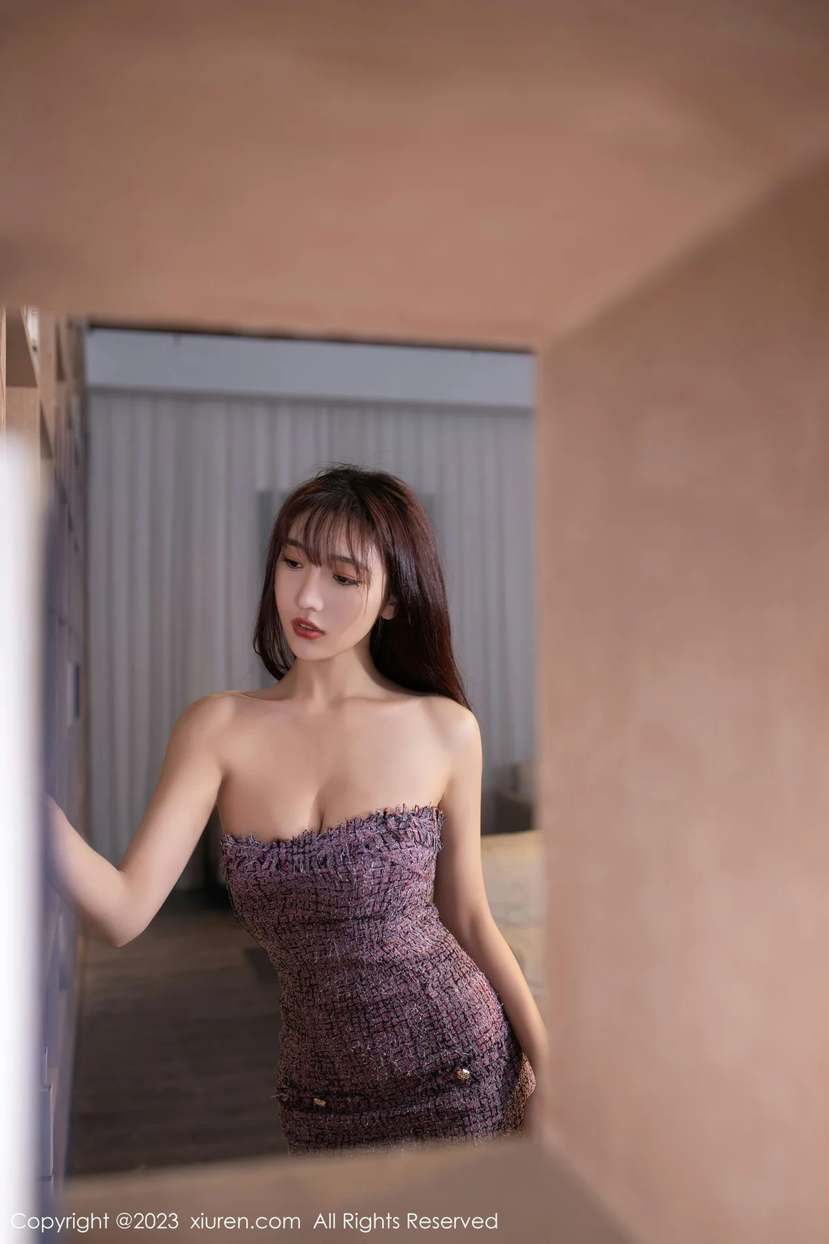 XiuRen 秀人 No.6209 陆萱萱 图书馆场景拍摄性感写真 - 7