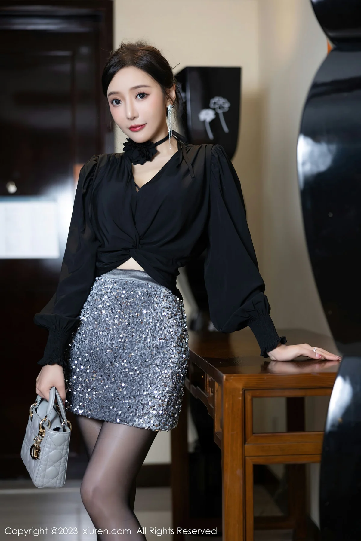 XiuRen 秀人 No.6215 王馨瑶yanni 性感御姐写真 - 7