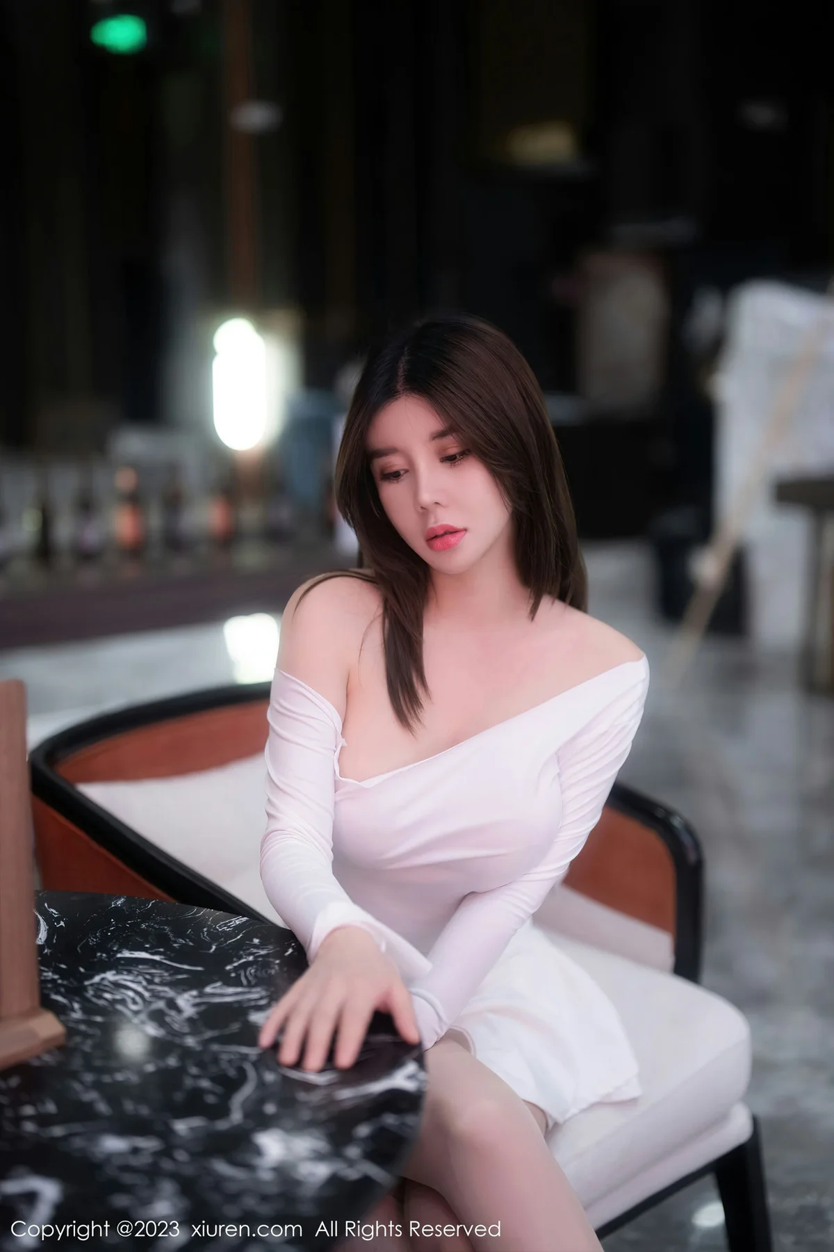 XiuRen 秀人 No.6218 周jojobaby 原色丝袜爆乳私房 - 1