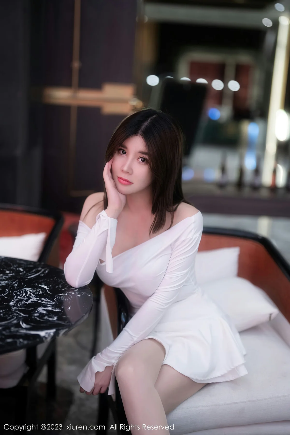 XiuRen 秀人 No.6218 周jojobaby 原色丝袜爆乳私房 - 3