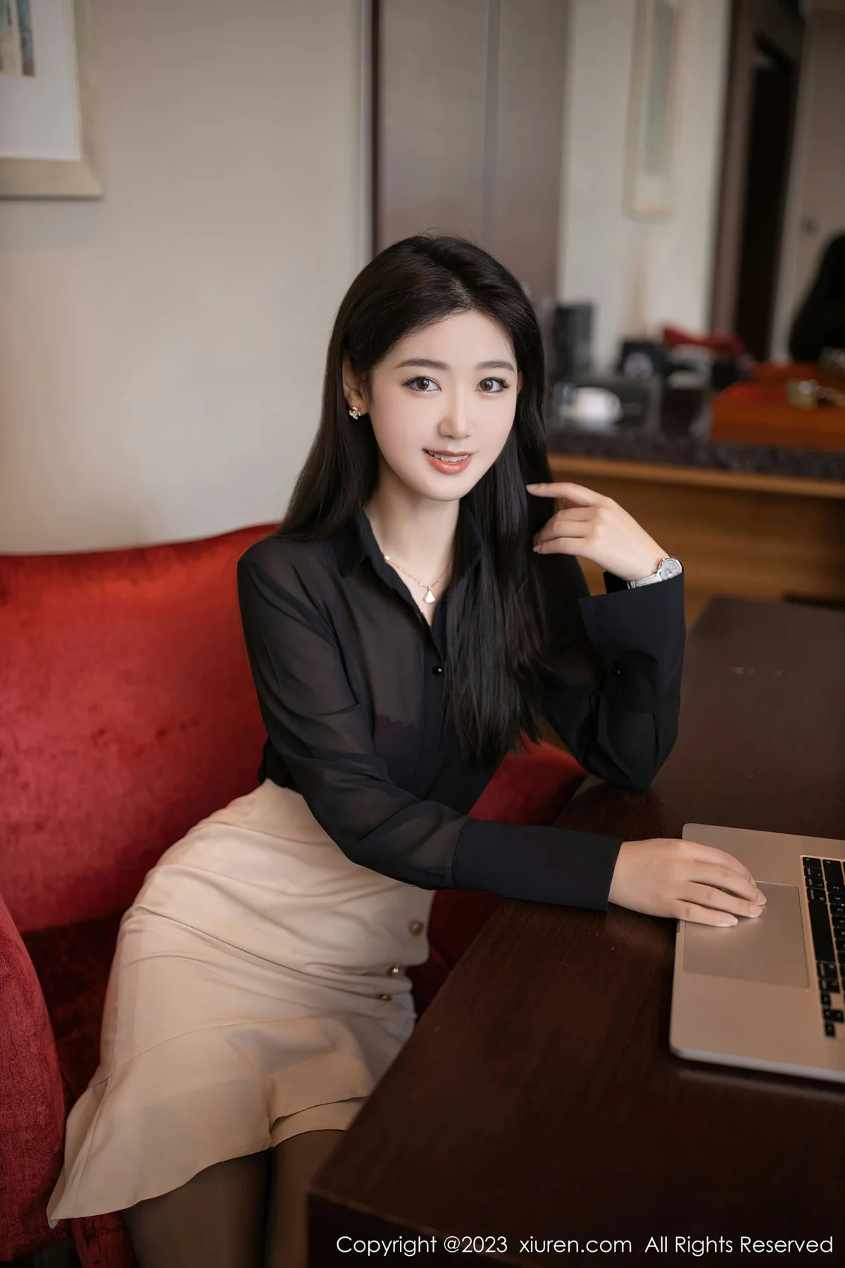 XiuRen 秀人 No.6223 唐安琪 女同事角色扮演性感写真 - 9