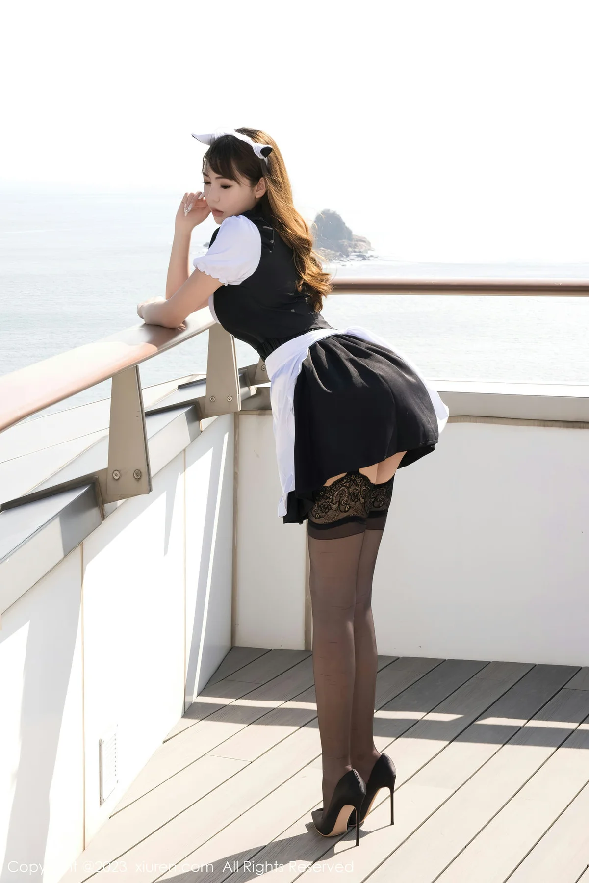 XiuRen 秀人 No.6224 萌汉药baby 性感黑丝女仆写真 - 3